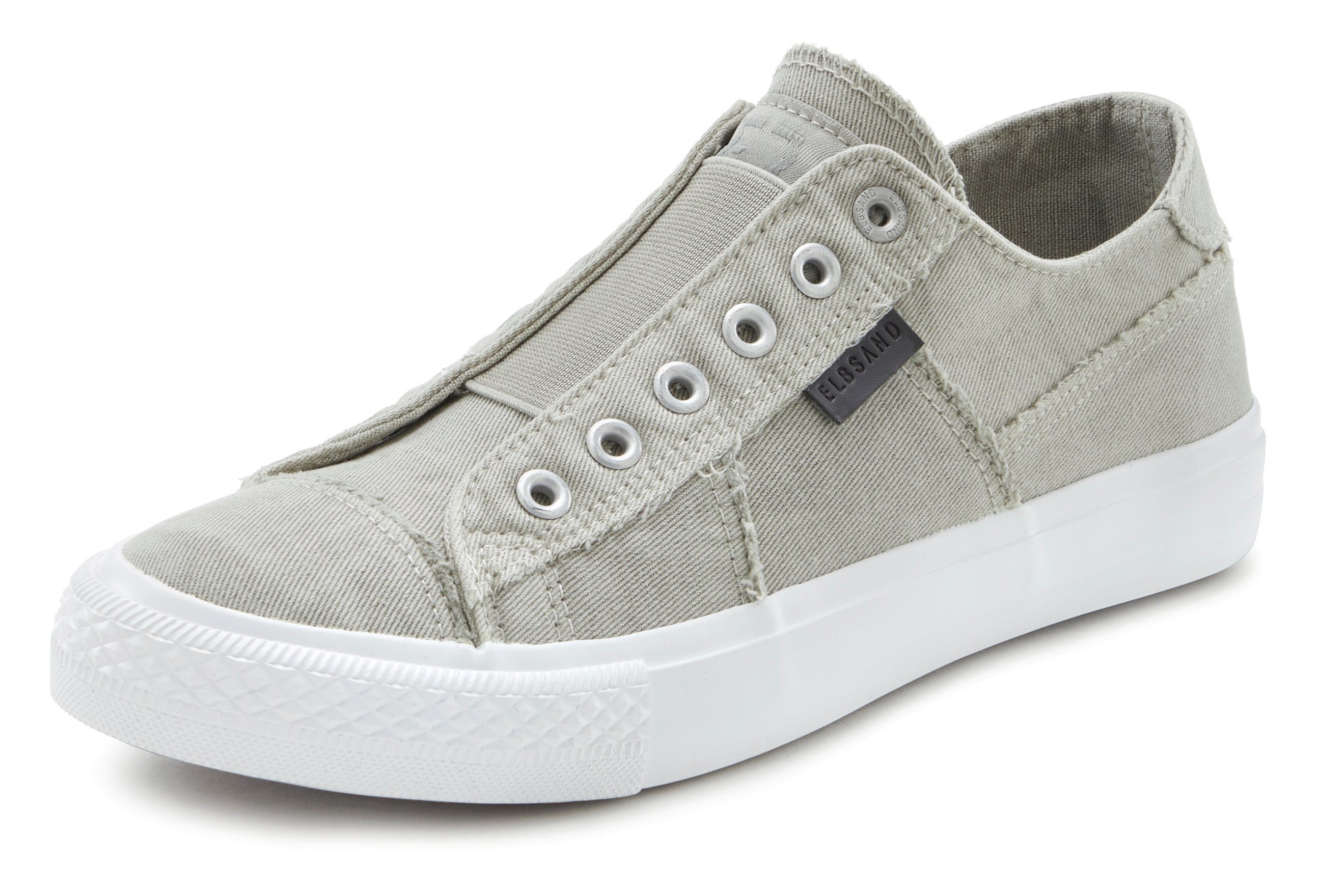 Elbsand Sneakers Halfschoen, slippers, vrijetijdsschoen, uit textiel, comfortabele elastische inzet, lage schoen, casual schoen, slipper