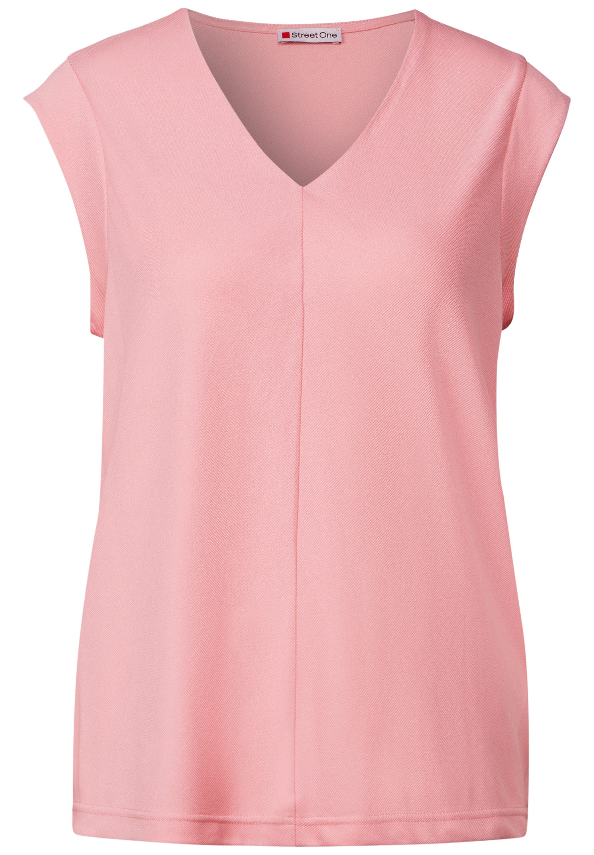 STREET ONE Shirttop in silk-look