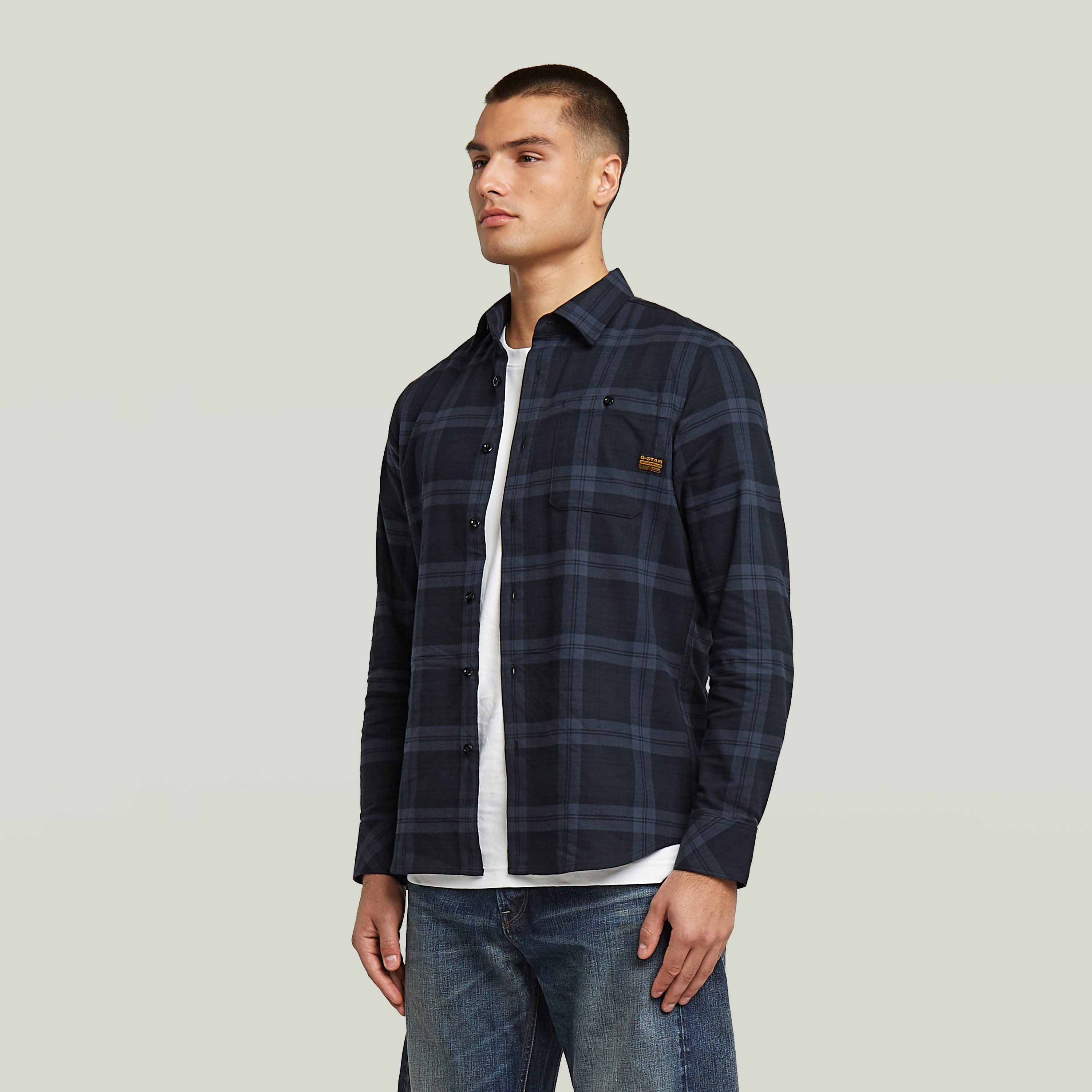G-Star RAW Overhemd met lange mouwen Bristum 2.0 Slim Shirt