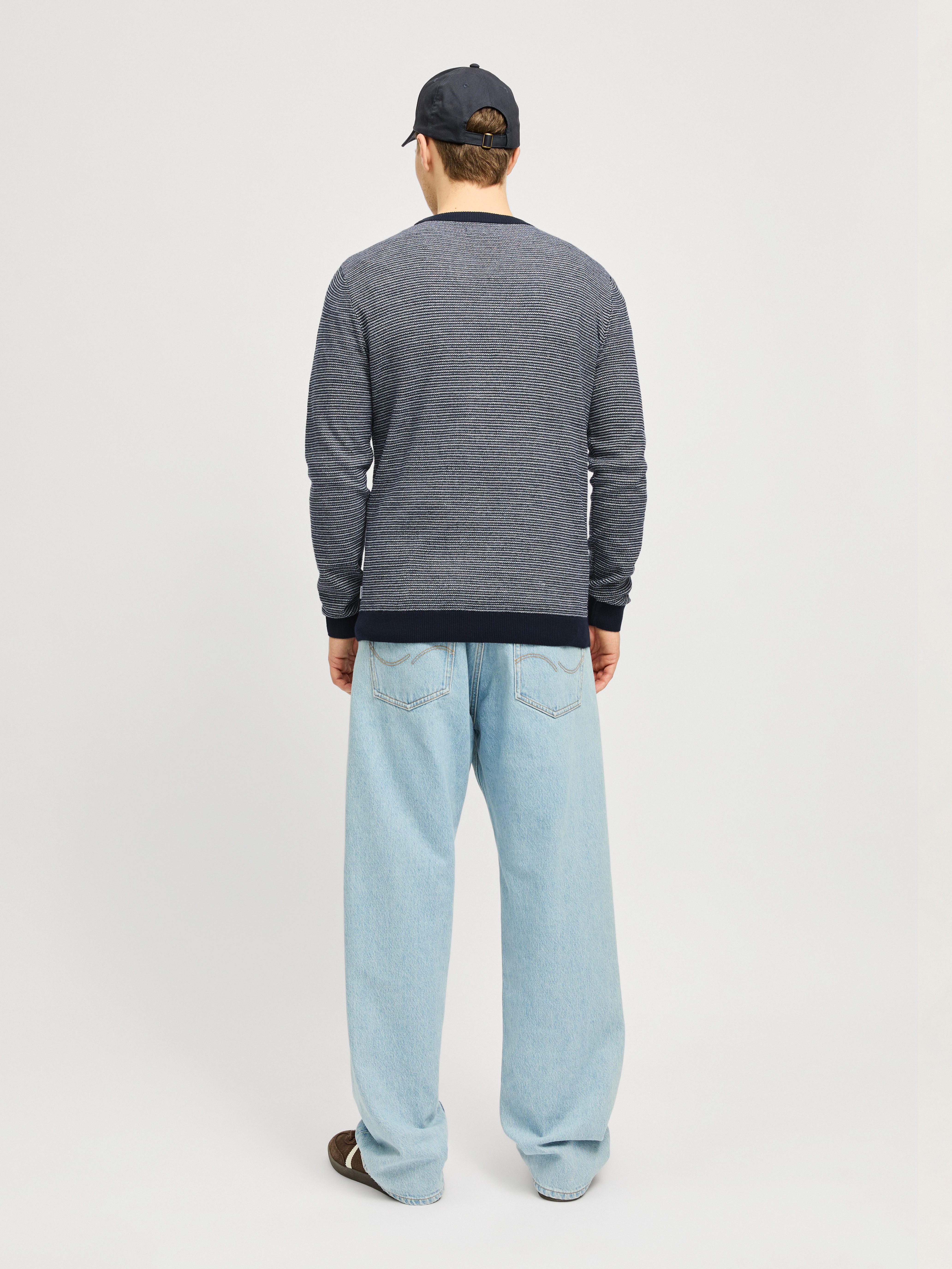 Jack & Jones Gebreide trui JJBRADY KNIT CREW NECK