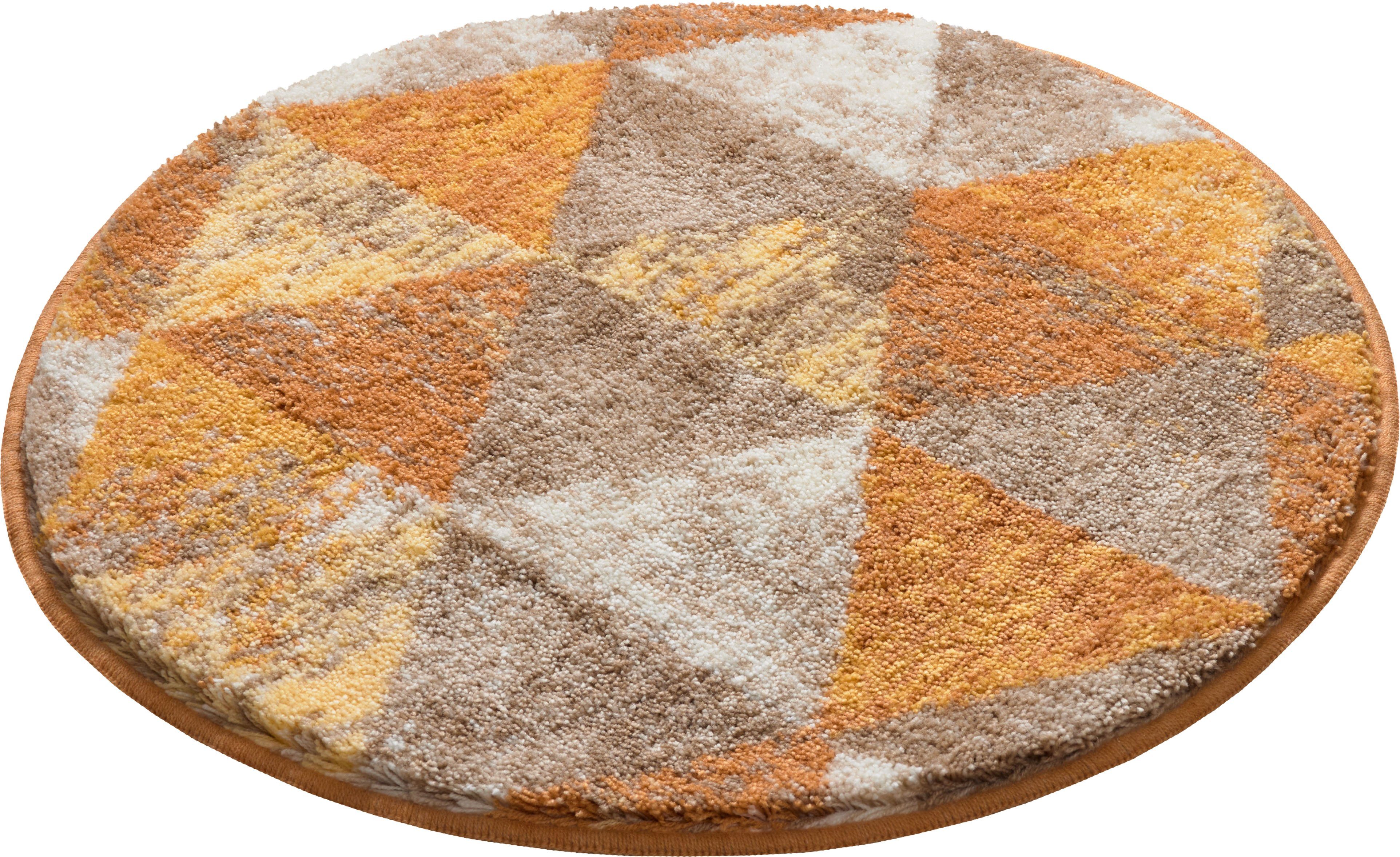 Grund Badmat Curati fluffy oppervlakte, gemaakt in europa, geometrisch patroon