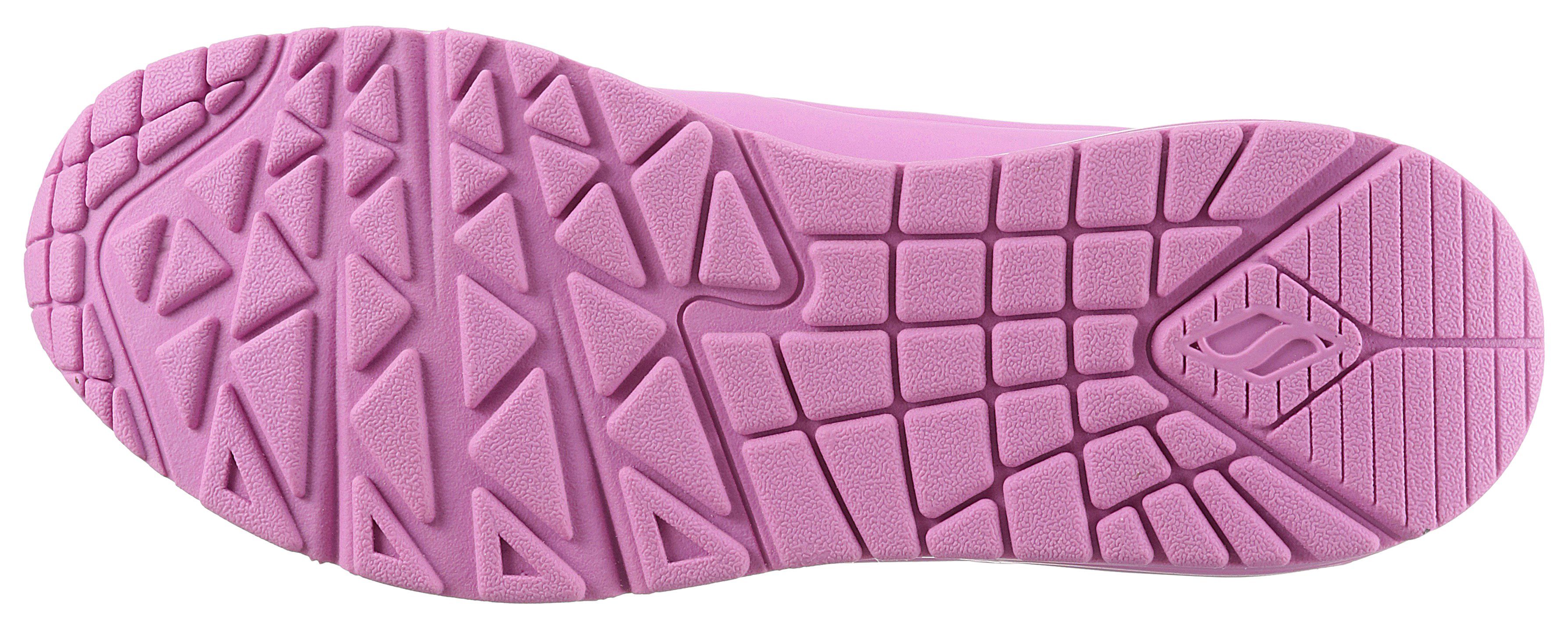 Skechers Sneakers Street Uno - Stand on Air Vrijetijdsschoen, lage schoen, veterschoen met memory foam