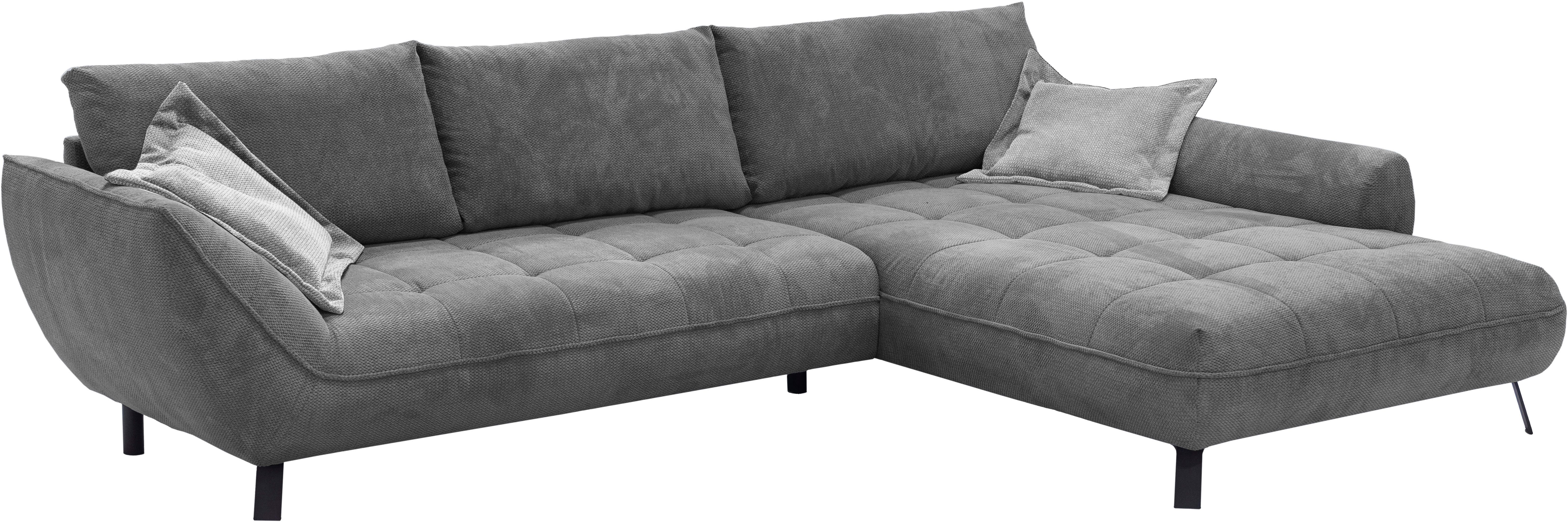 exxpo - sofa fashion Hoekbank Biarritz modern en elegant mega bank met geweldig zitcomfort, L-vorm