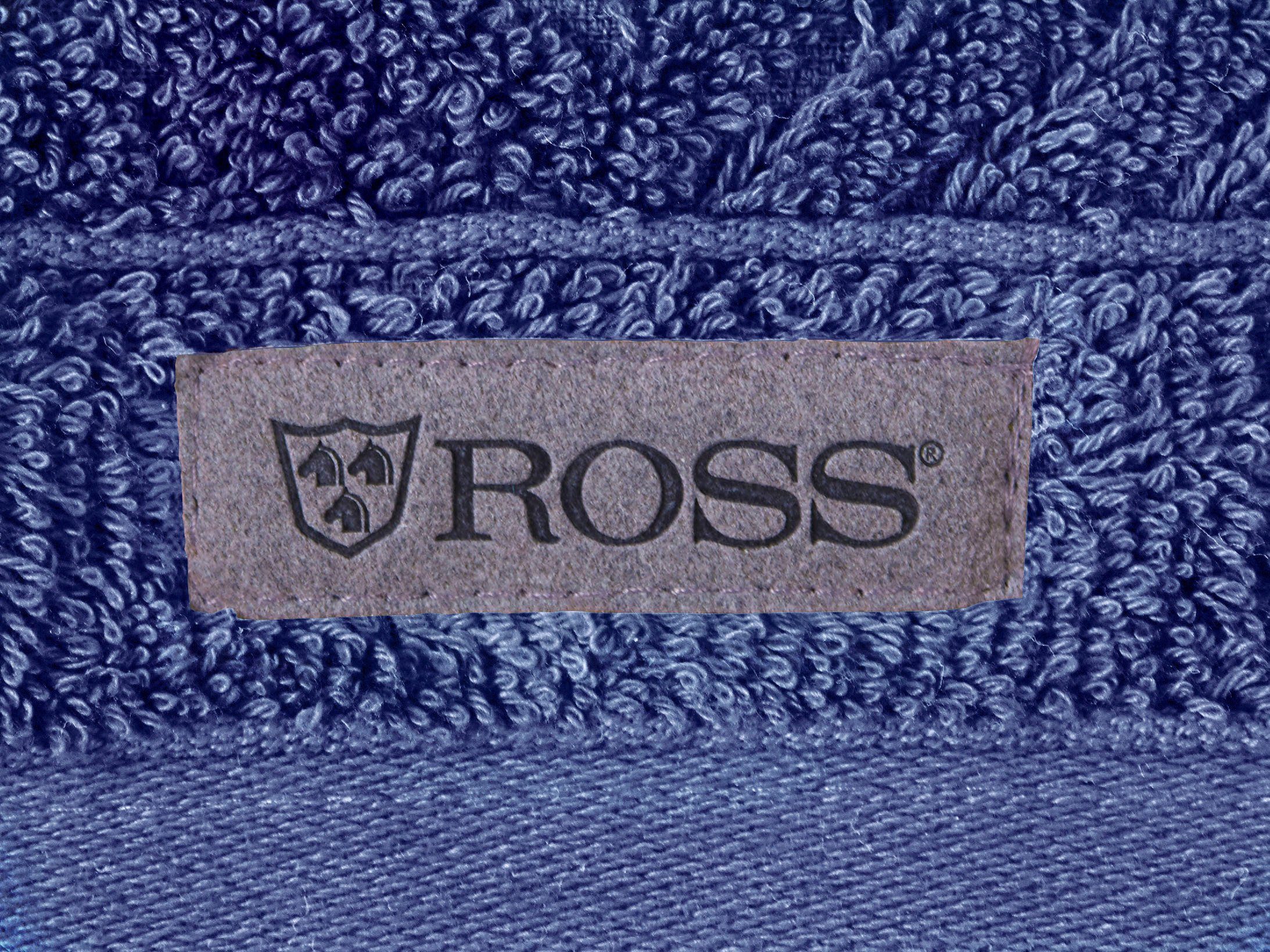 ROSS Handdoek Smart Uni-rib met velourslabel (2 stuks)