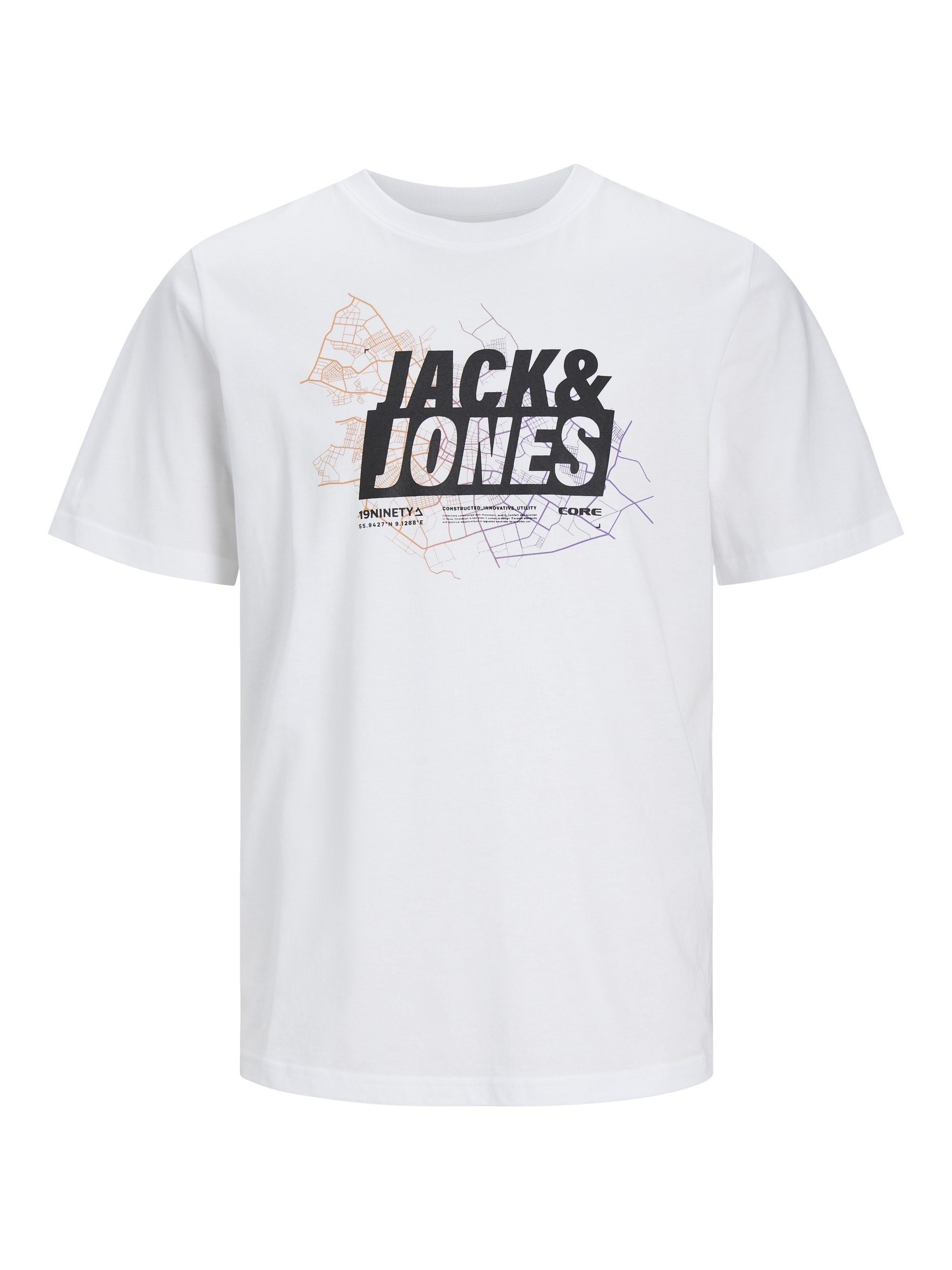 Jack & Jones Junior Shirt met korte mouwen JCOMAP LOGO TEE SS CREW NECK JNR