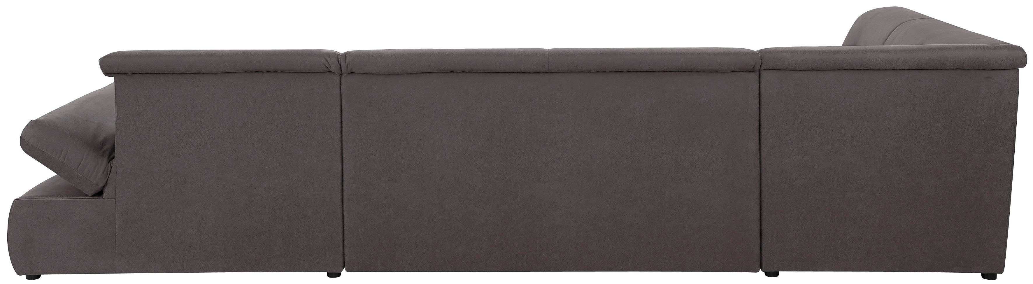 INOSIGN Zithoek Avesa U-vorm Naar keuze met verstelbare armleuningen en slaapfunctie, bxdxh: 355x216x80cm