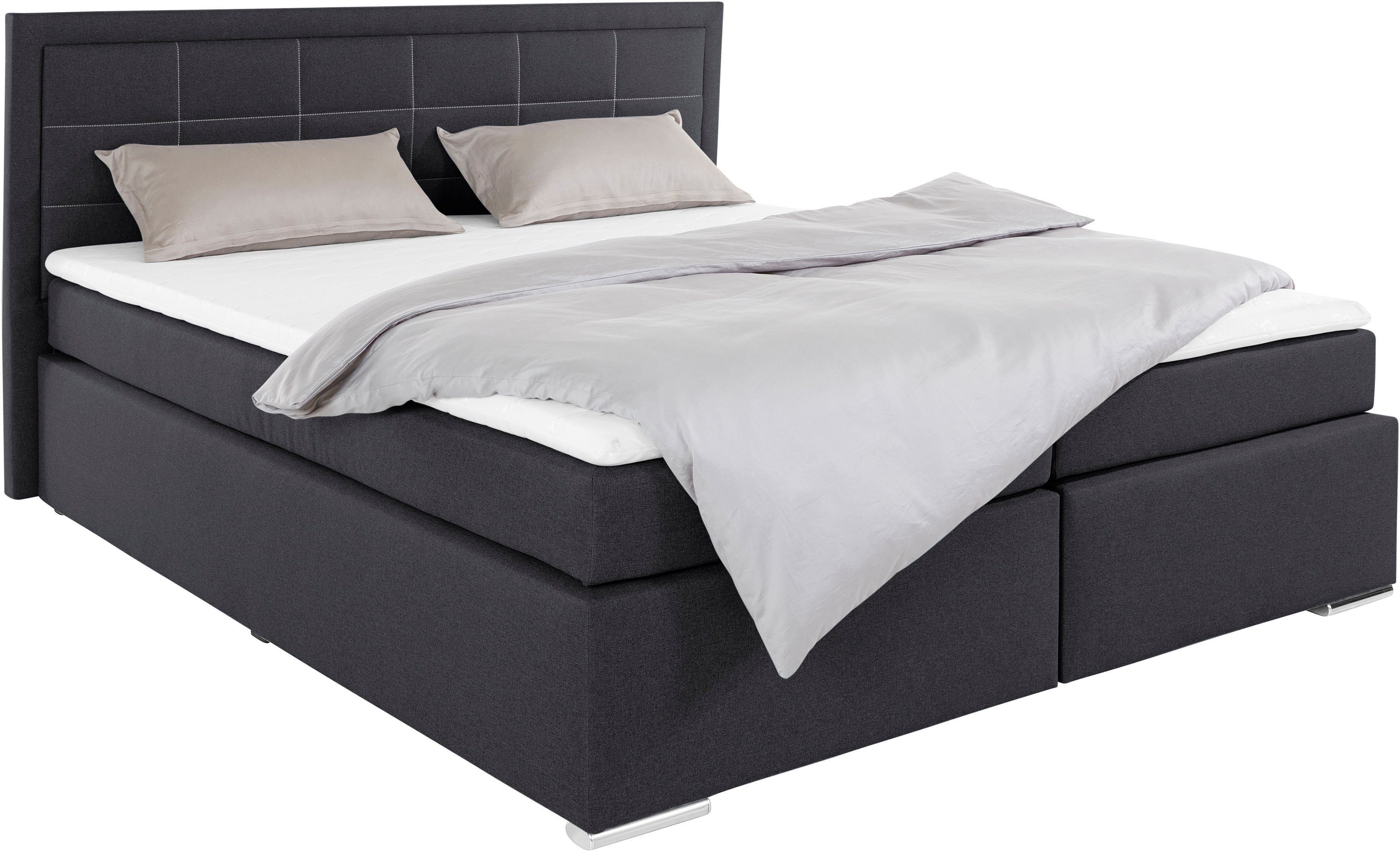 COLLECTION AB Boxspring Athena, OTTOs Choice, Topseller optioneel met bedkist inclusief topper bij uitvoering met matras, in hardheden h2, h3, h4