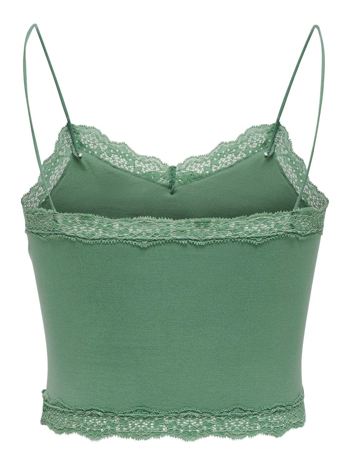 Only Kanten top ONLVICKY LACE SEAMLESS CROPPED TOP