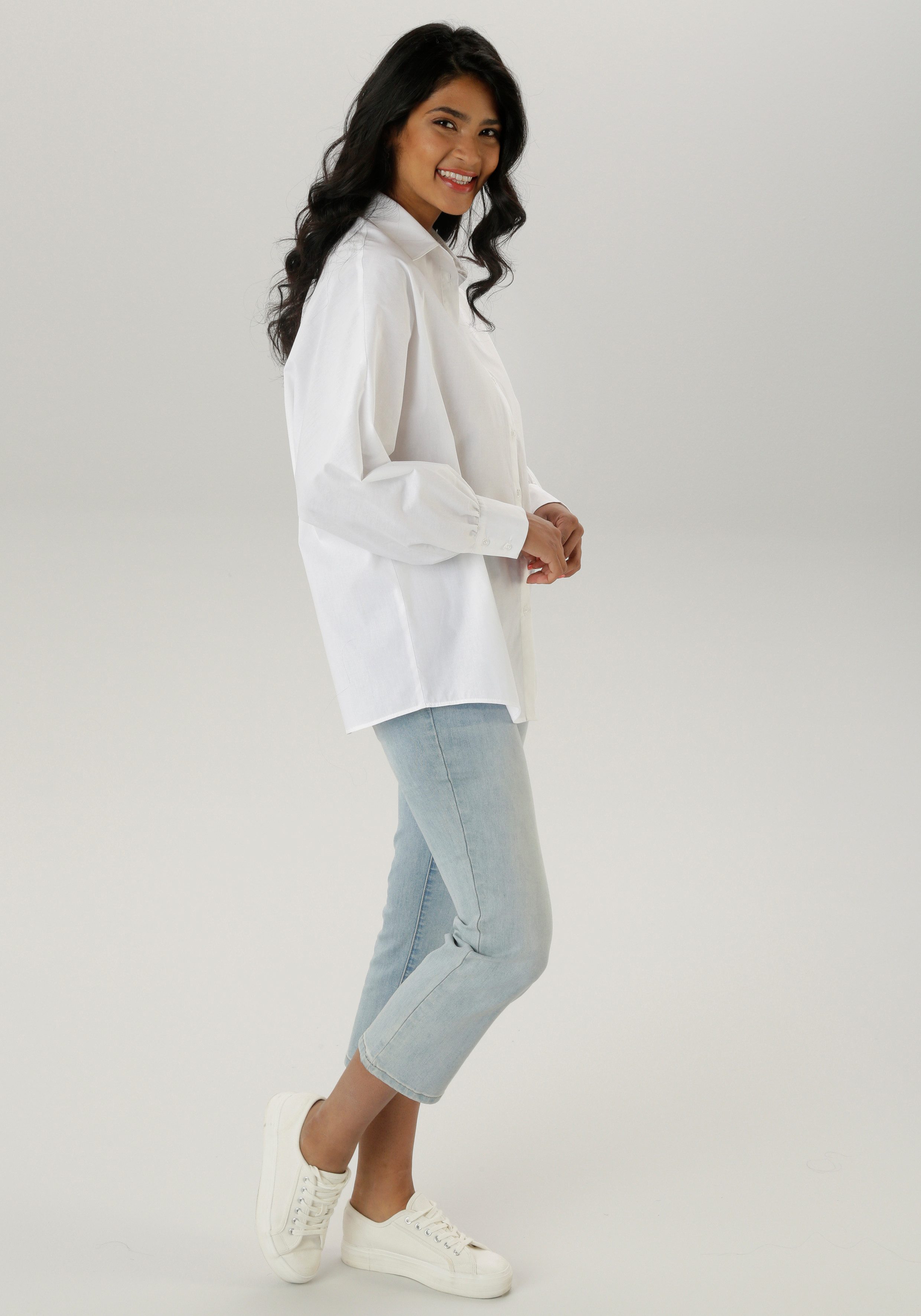 Aniston SELECTED Overhemdblouse met uitzonderlijke oversized snit - nieuwe collectie