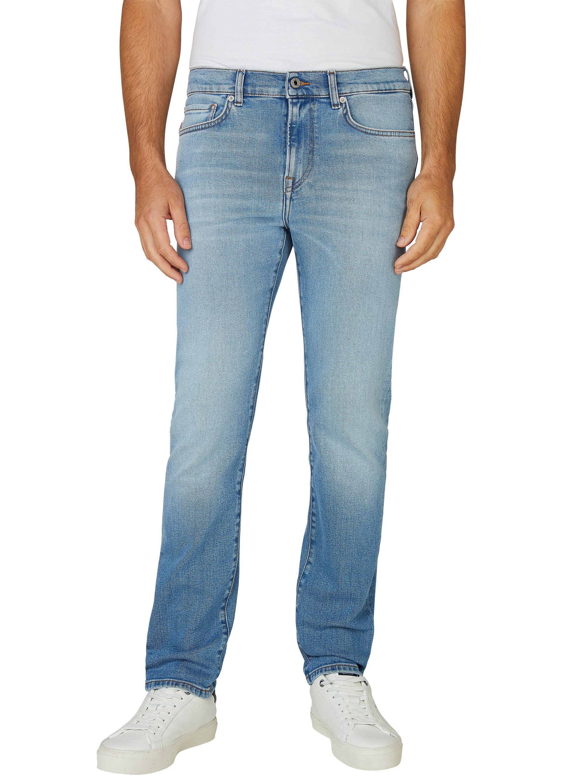 Pepe Jeans Slim fit jeans SLIM JEANS HATCH met regular waist dames slim fit jeans maat 30 blauw