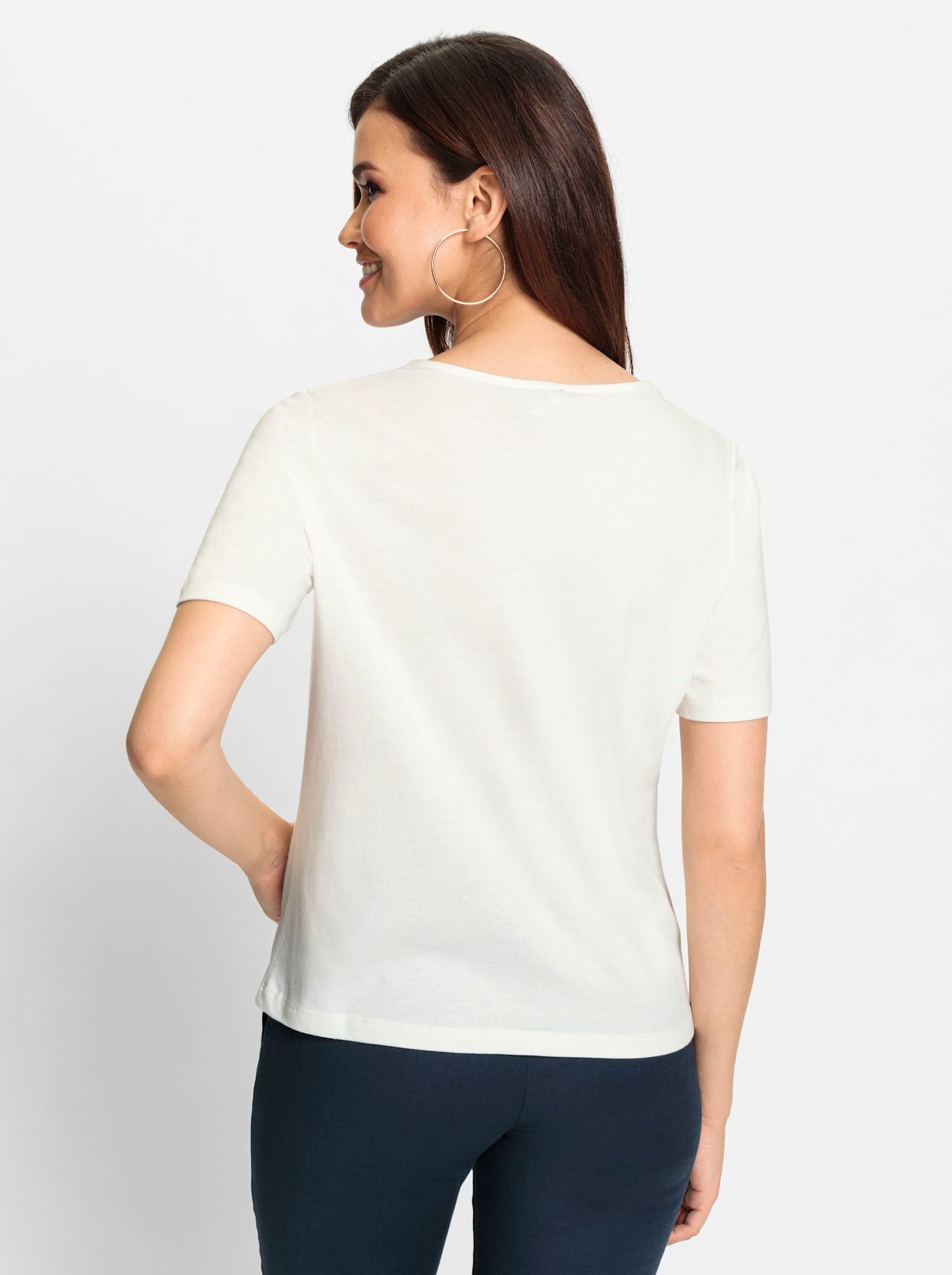 Lady Shirt met korte mouwen Shirt (1-delig)