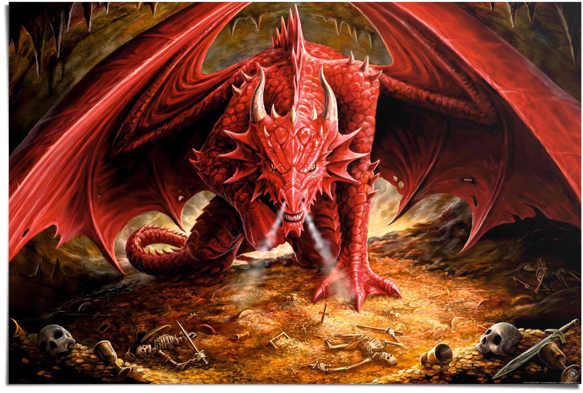 Reinders! Poster Drakenhol Anne Stokes