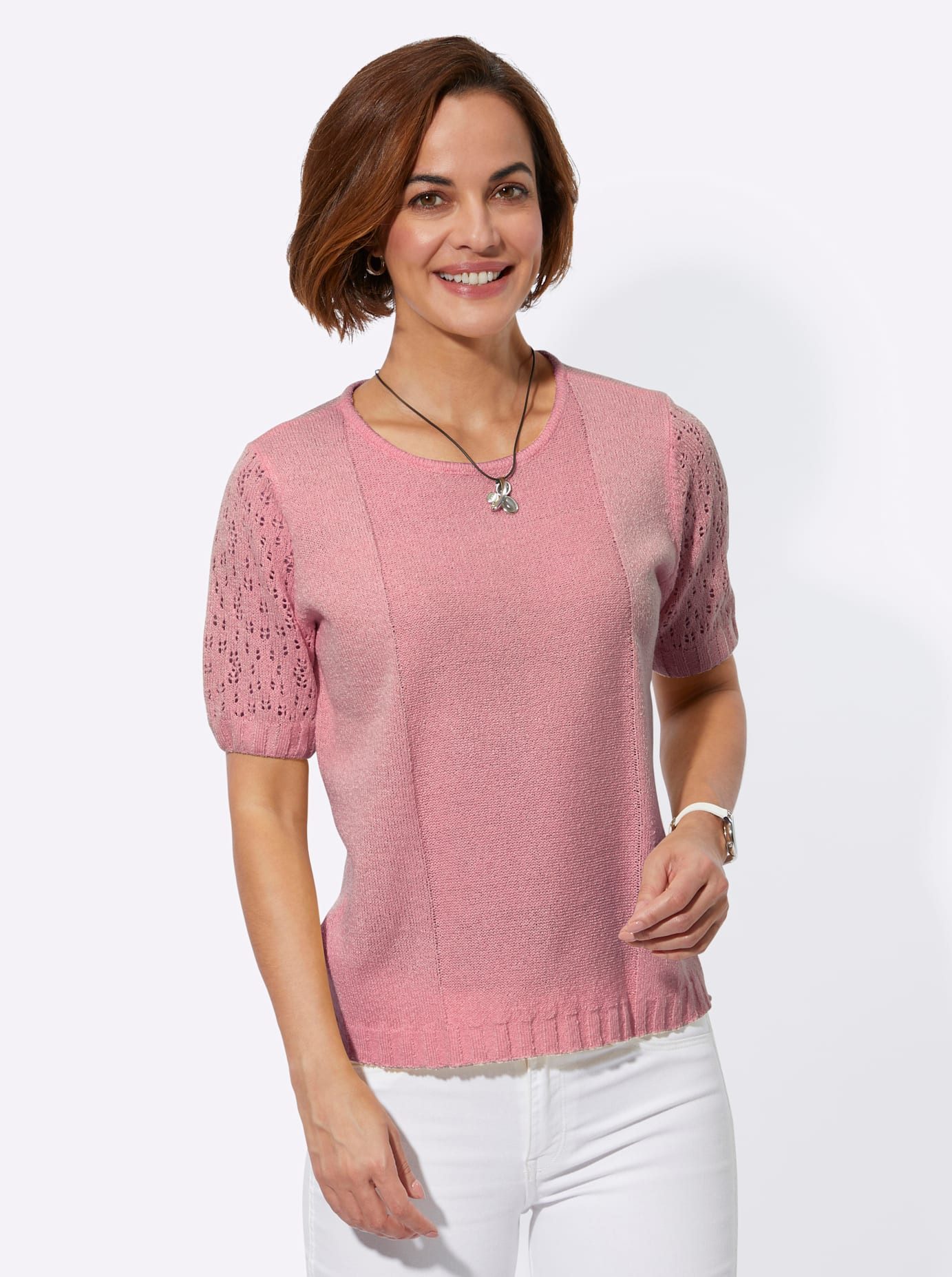 Classic Basics Trui met ronde hals Trui