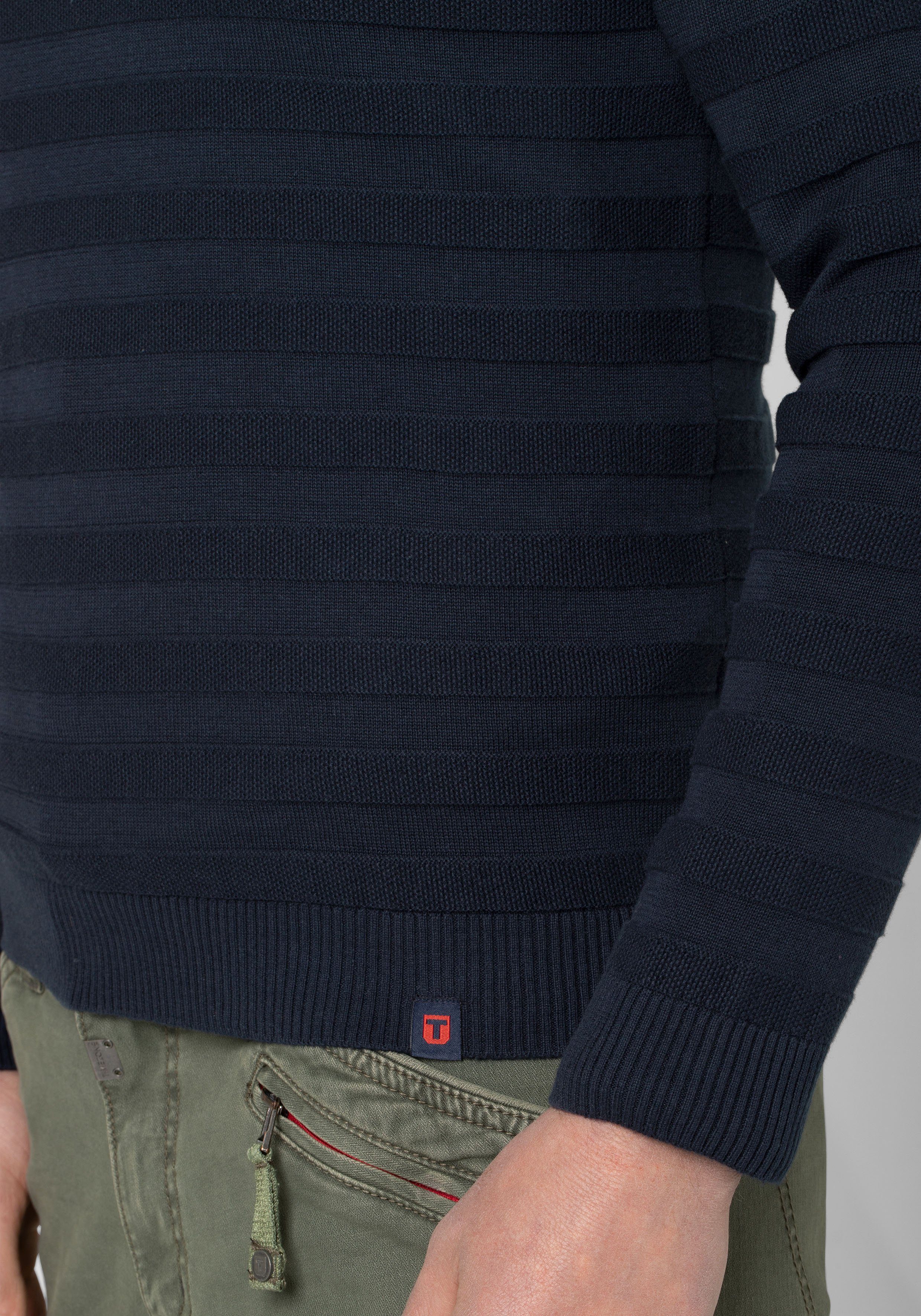 TIMEZONE Gebreide trui Striped Crewneck Sweater