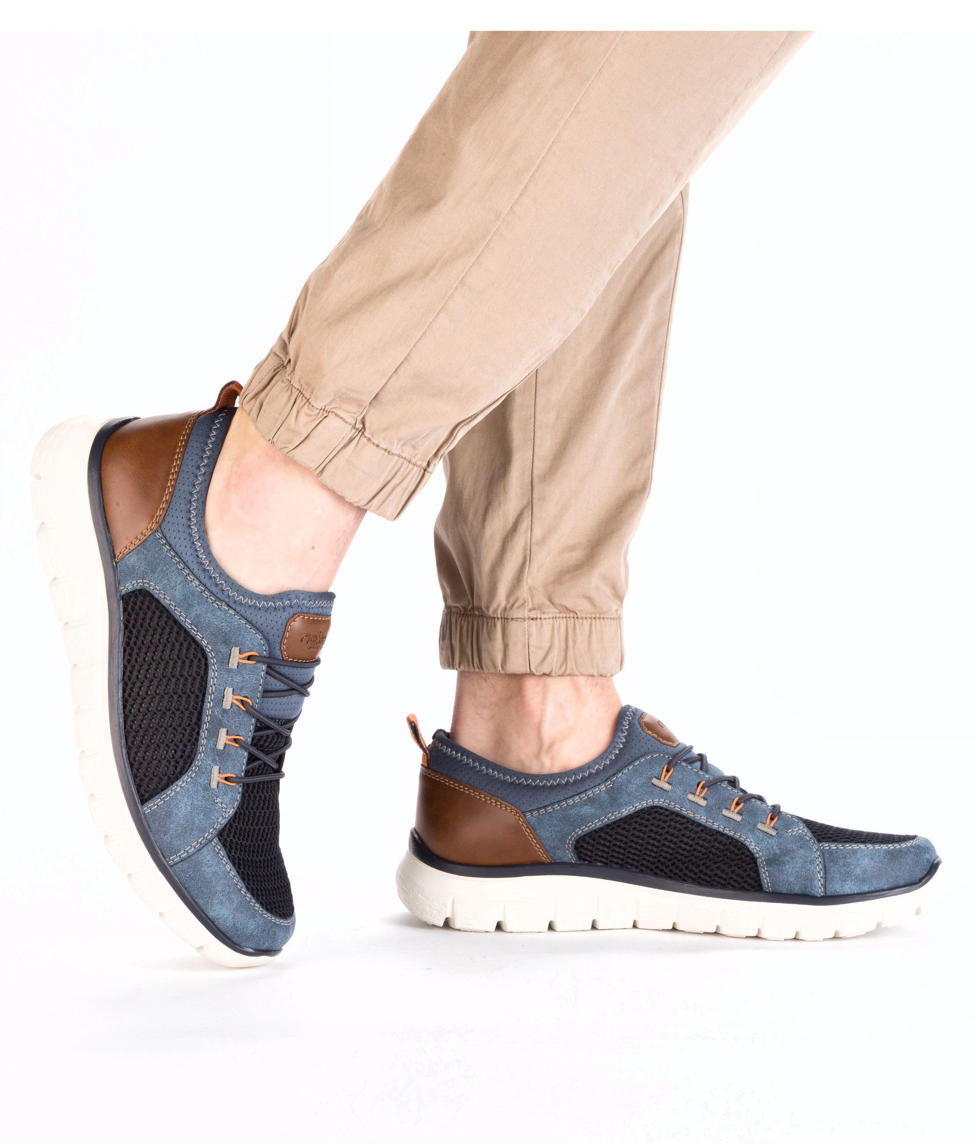 Rieker Slip-on sneakers , instapschoen, slipper, vrijetijdsschoen, elastische band en lichte zool