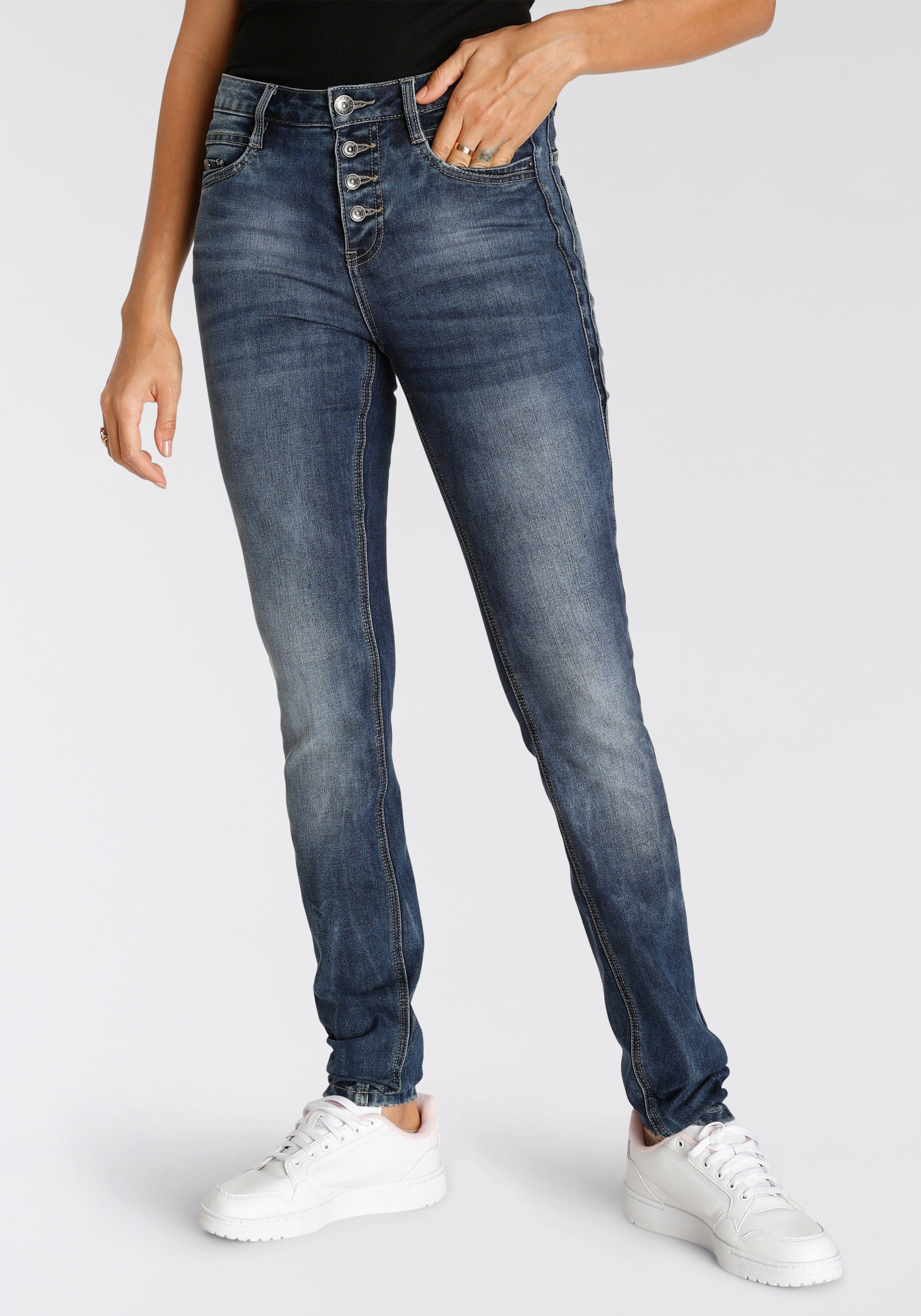 H.I.S 5-pocket jeans MacyHS ecologische, waterbesparende productie door ozon wash