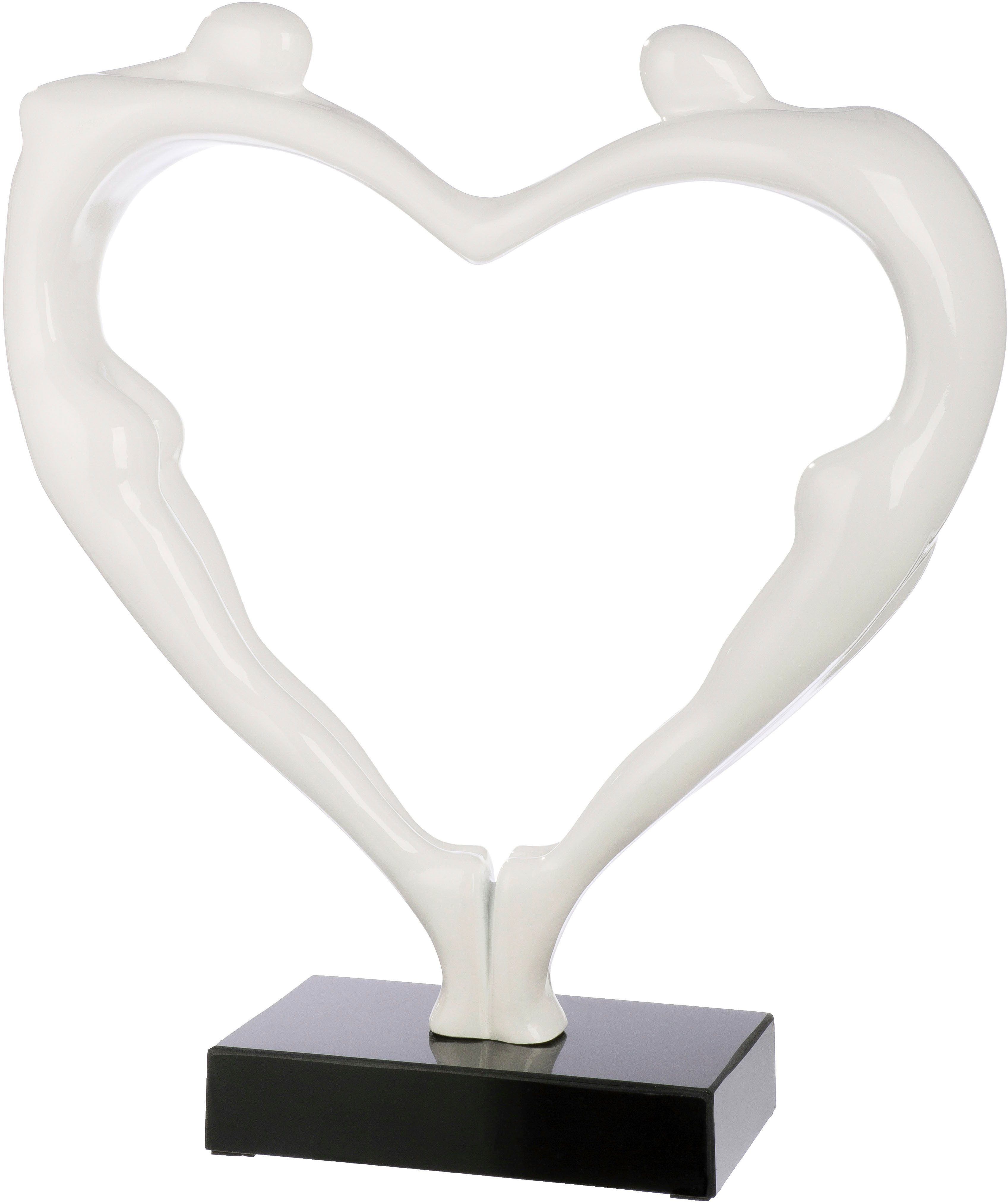 Casablanca by Gilde Decoratief figuur Sculptuur Hartpaar (1 stuk)