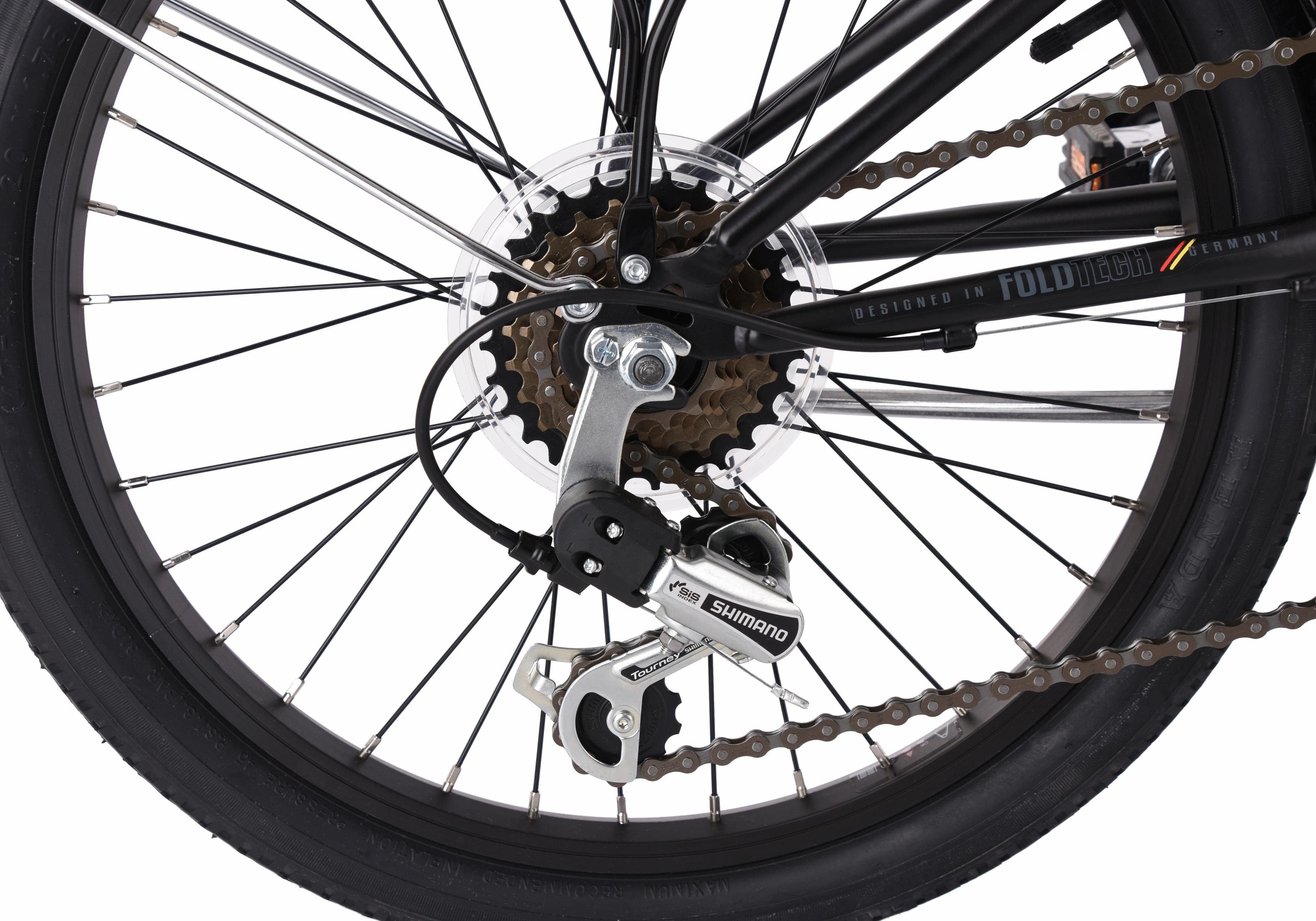 KS Cycling Vouwfiets Foldtech voor dames en heren, kettingversnelling
