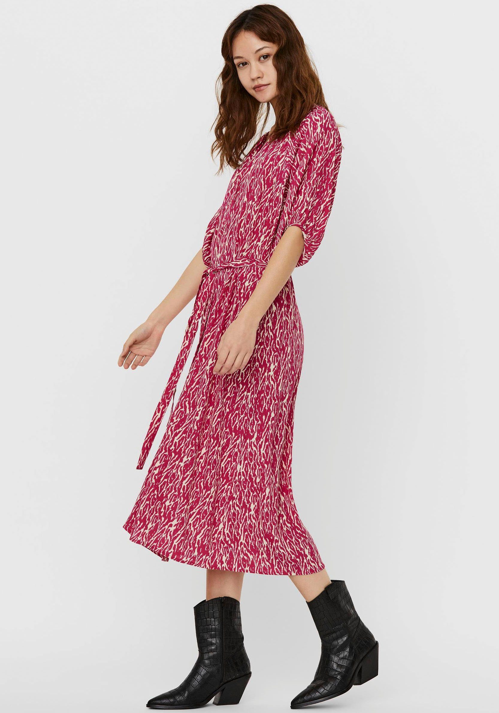 horisont Tak strand Vero Moda Midi-jurk VMPILOU 2/4 CALF SHIRT DRESS online kopen | OTTO