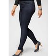 levi's plus skinny fit jeans 720 high-rise met hoge taille blauw