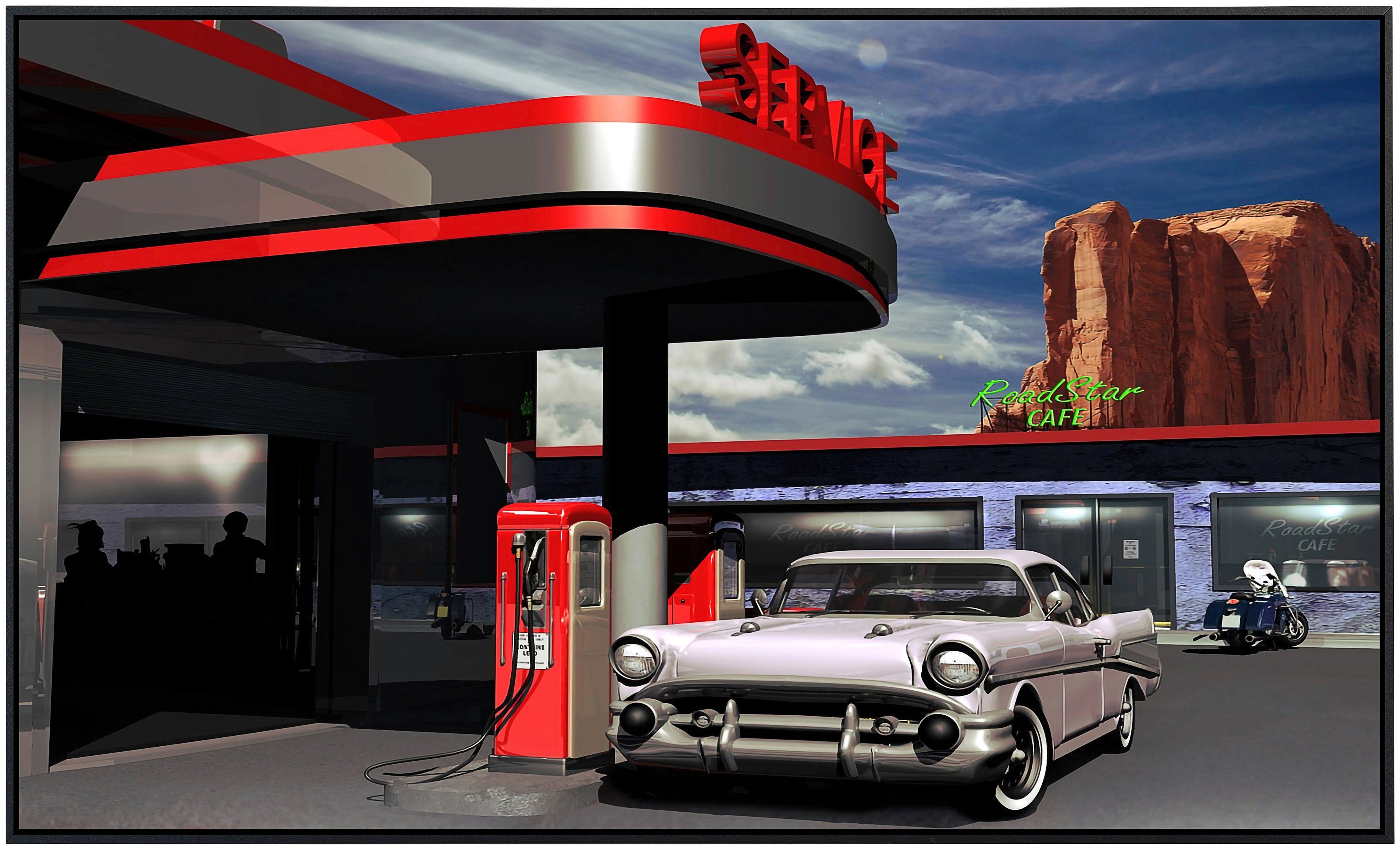 Papermoon Infraroodverwarming Tankstation zeer aangename stralingswarmte