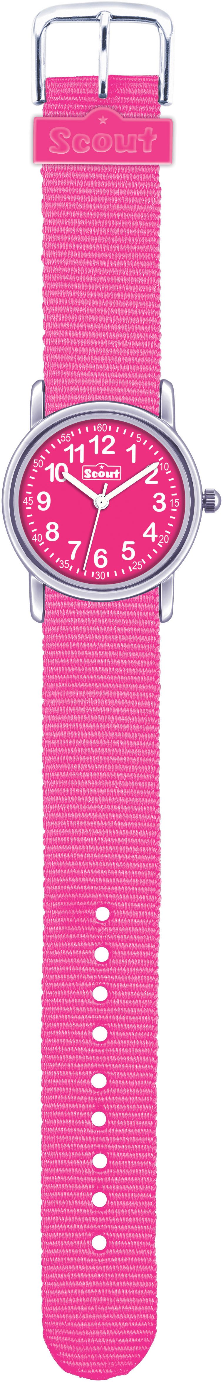 Scout Kwartshorloge Start Up Polshorloge, kinder, jongens, meisjes, leerhorloge, cadeau-idee, schoolbegin meisjes horloges roze