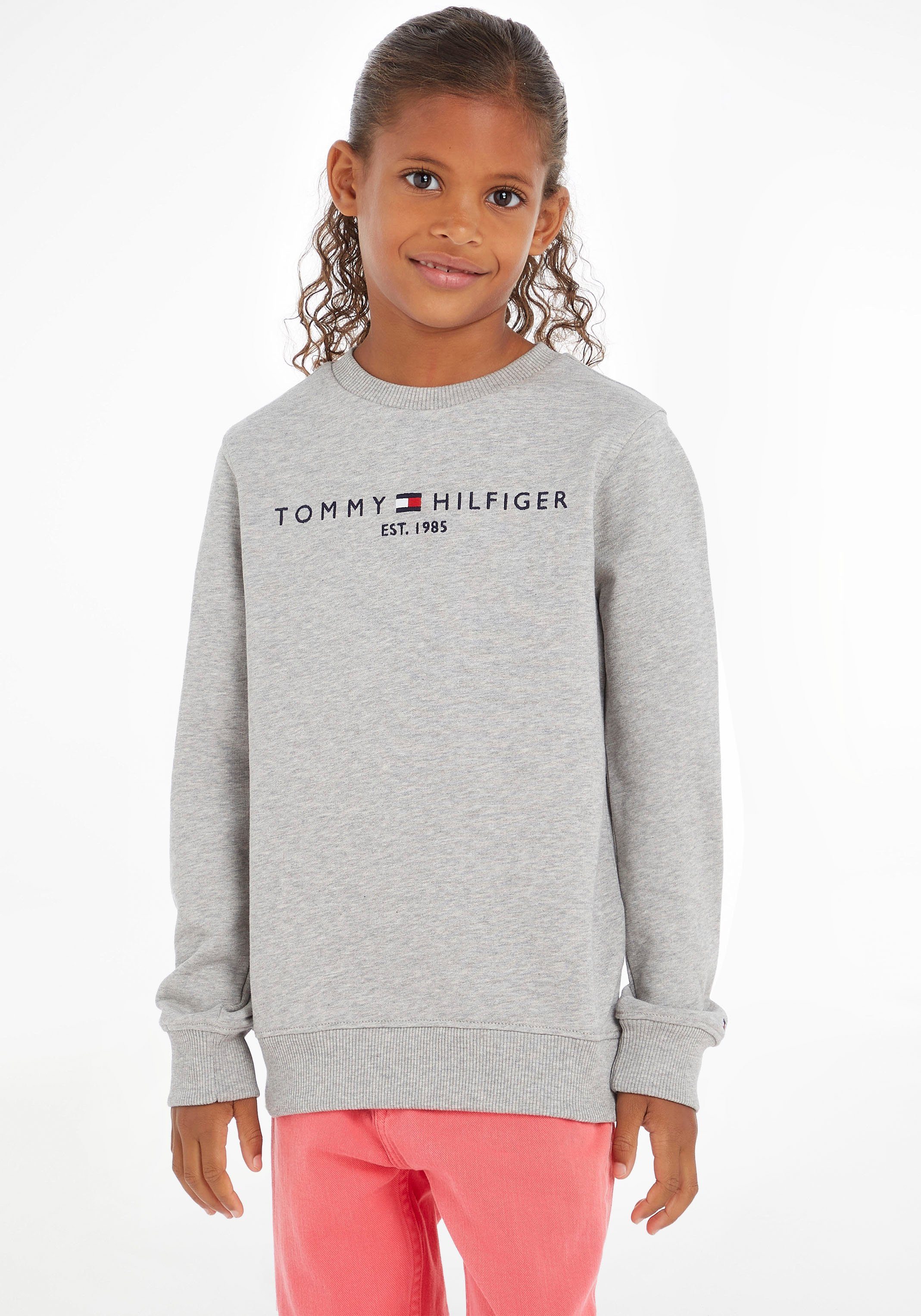 Tommy Hilfiger Sweatshirt ESSENTIAL SWEATSHIRT Kinderen Kids Junior MiniMe, voor jongens en meisjes