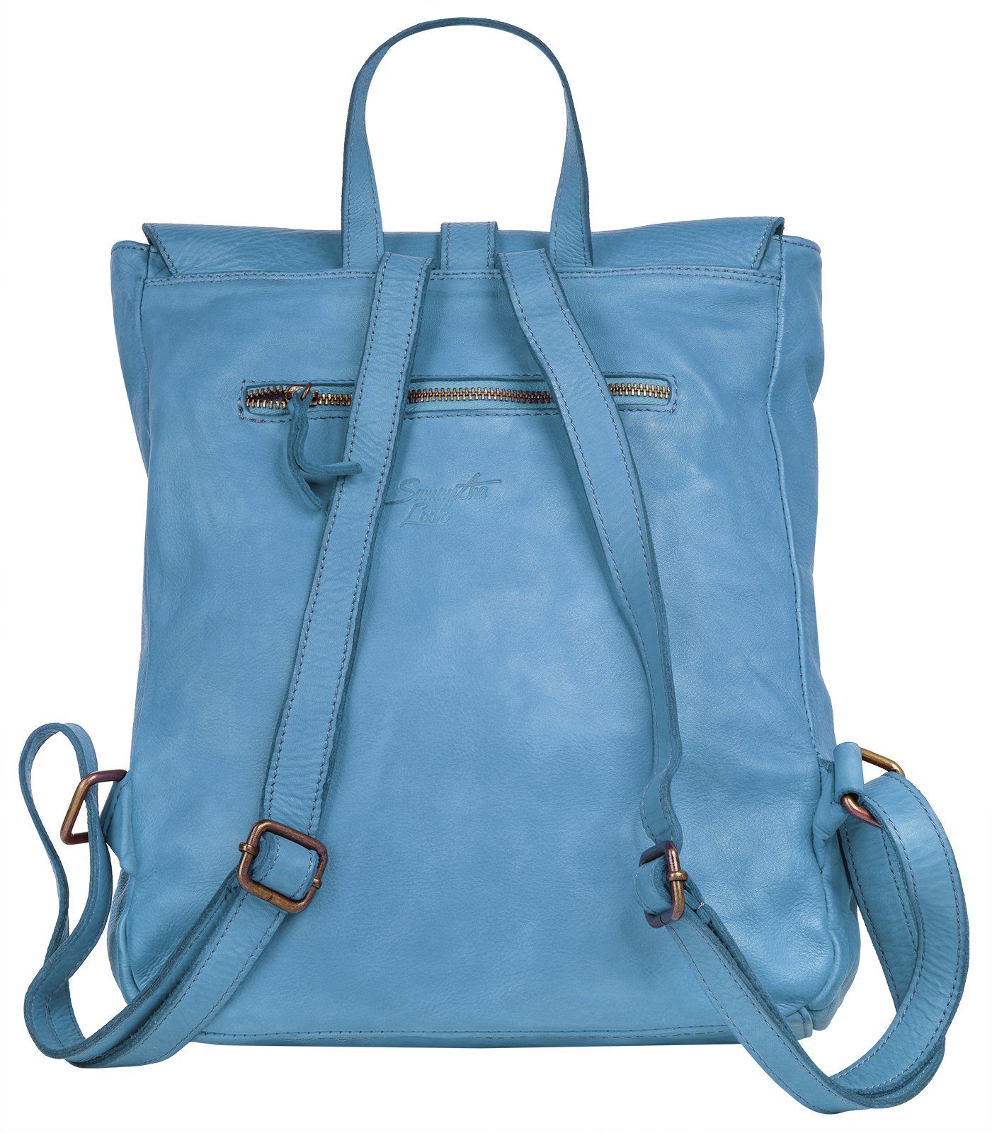 Samantha Look Rugzak echt leer, made in italy