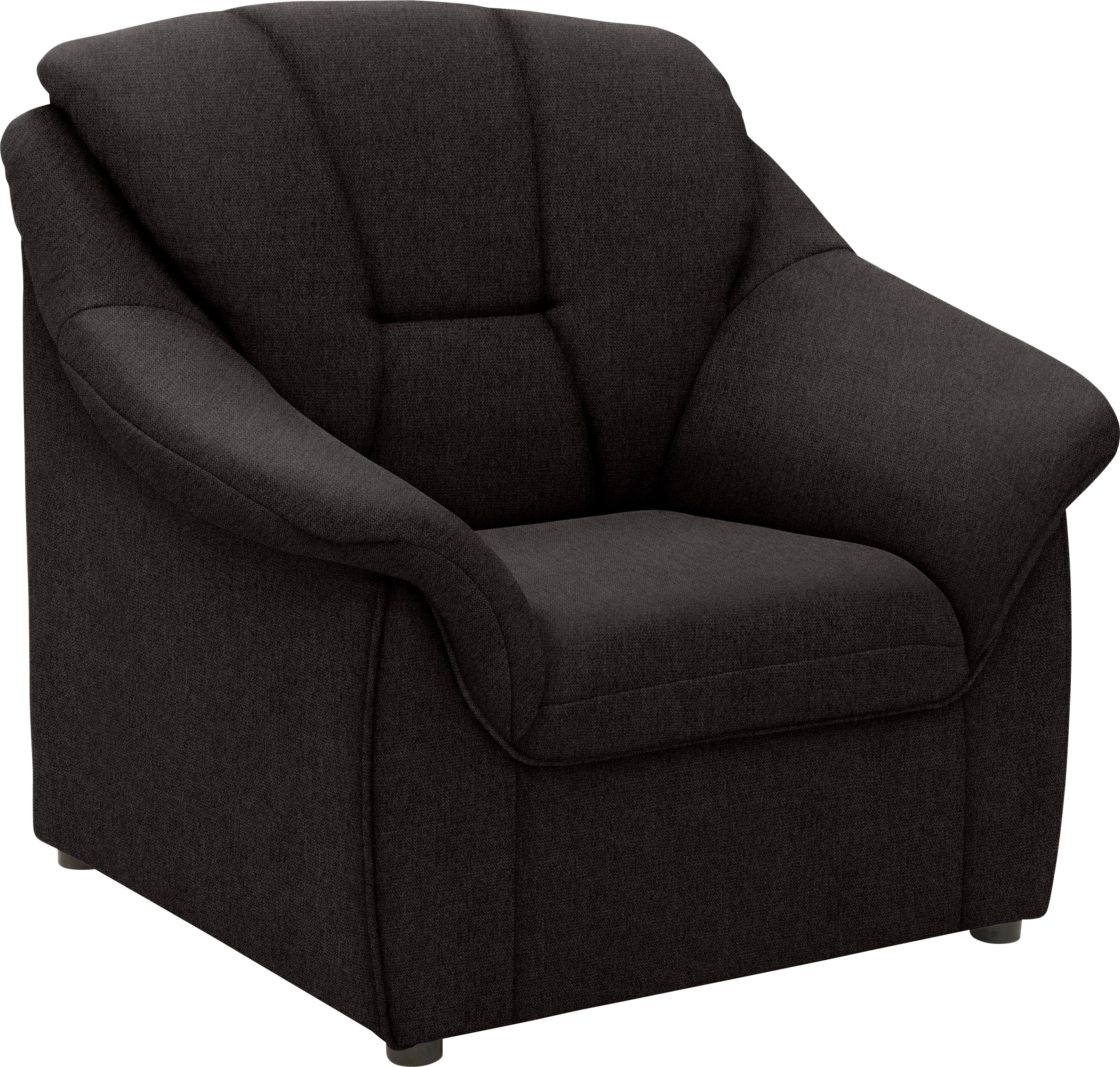 DOMO collection Fauteuil Faenza voor kleine ruimtes, tijdloos en elegant, compacte afmetingen