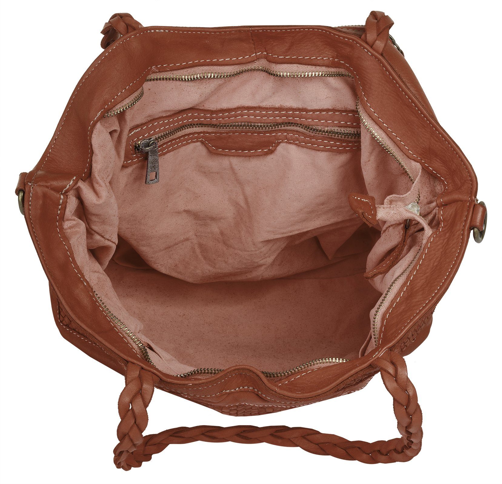 Samantha Look Shopper echt leer, made in italy