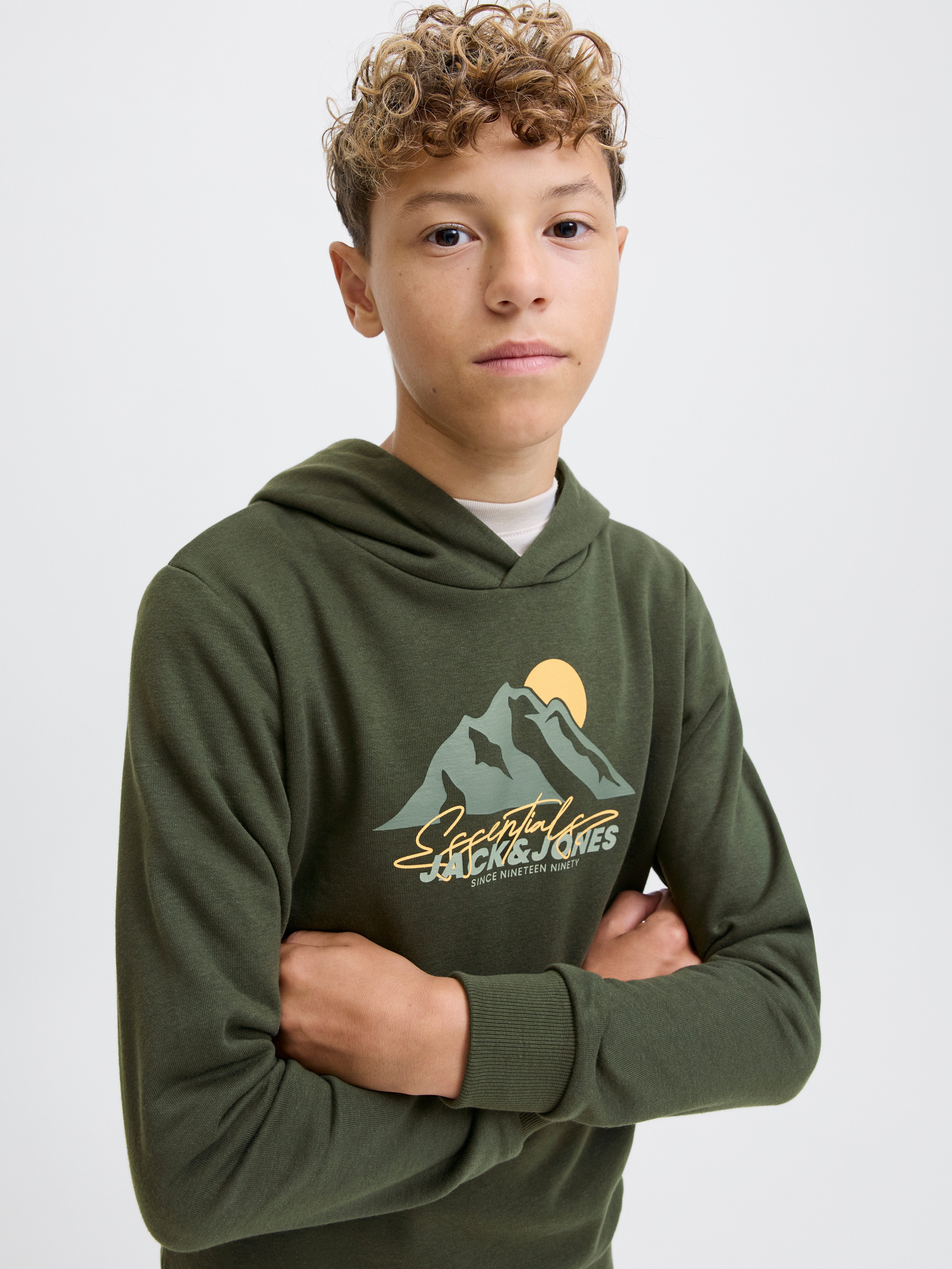 Jack & Jones Junior Hoodie JJSUN SWEAT HOOD JNR