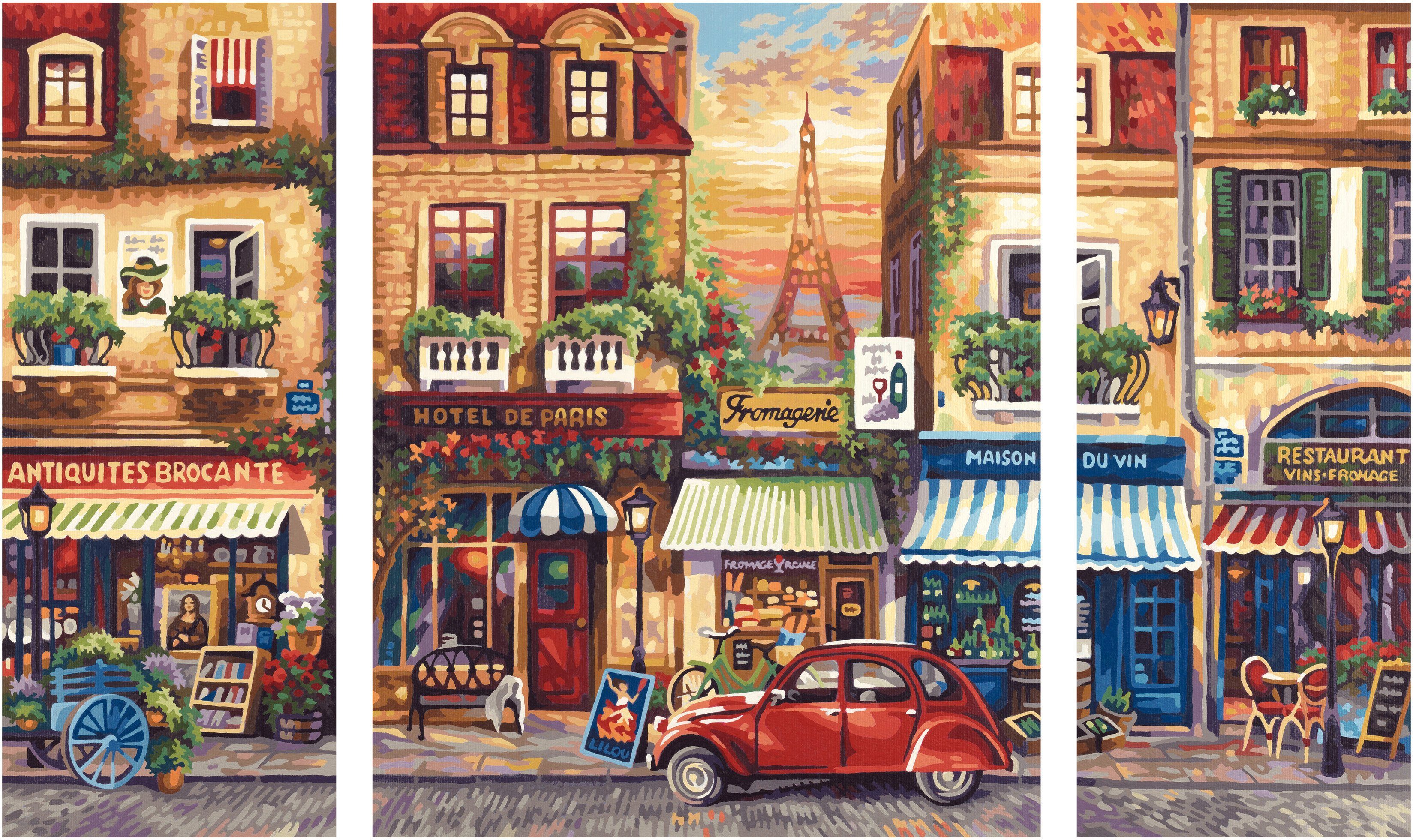 Schipper Schilderen op nummer Meesterklasse Drieluik Parijs nostalgie Made in Germany makkelijk | OTTO