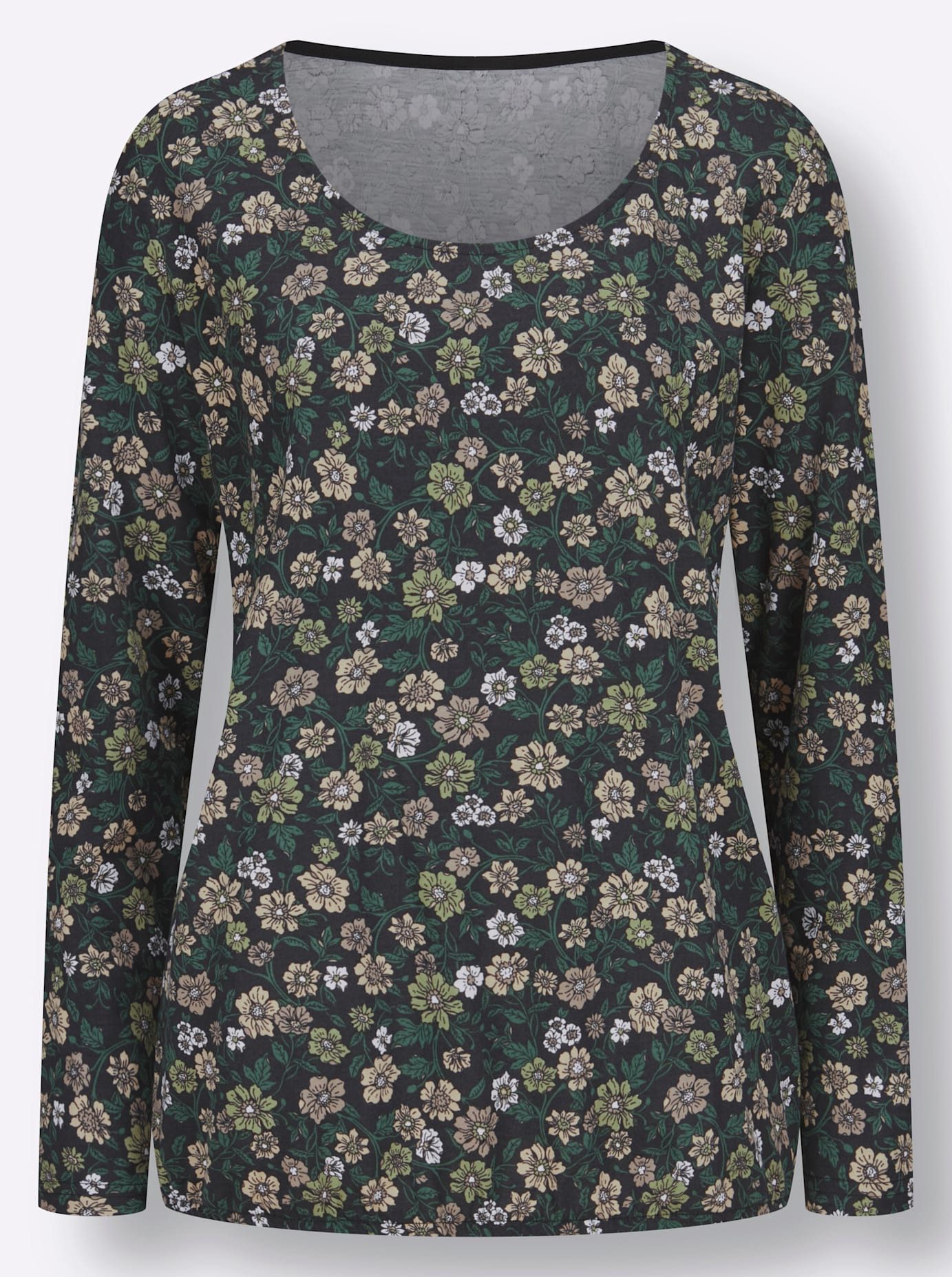 Classic Inspirationen Shirt met lange mouwen Gedessineerd shirt (1-delig)