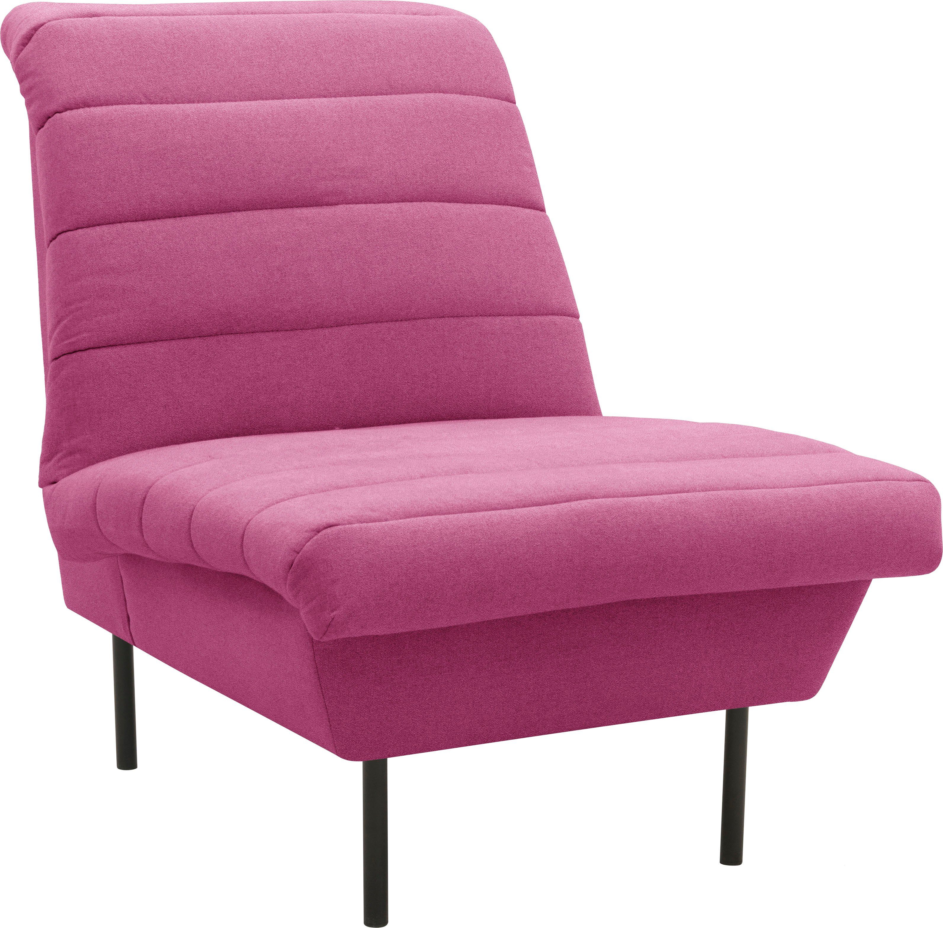 LOOKS BY WOLFGANG JOOP Fauteuil LOOKS IX Breedtestiksels, zonder armleuningen