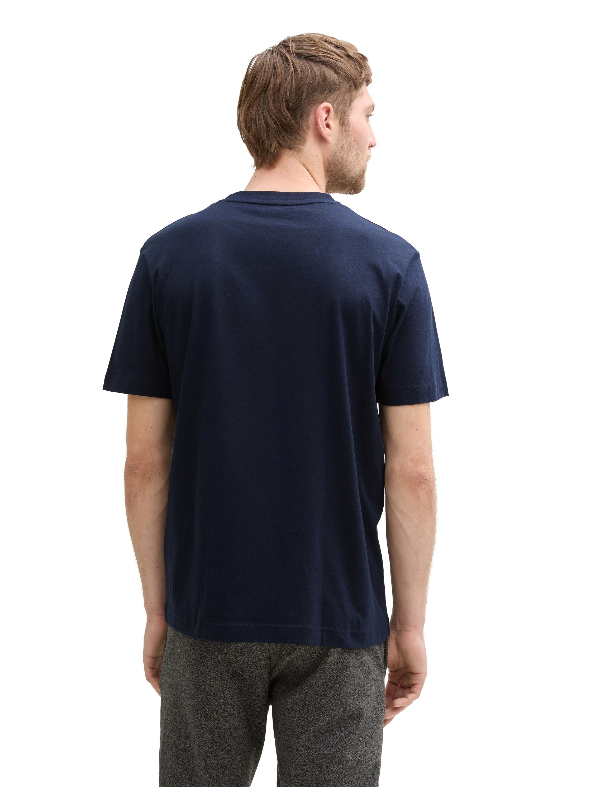 Tom Tailor T-shirt met logoprint (set, 2-delig)