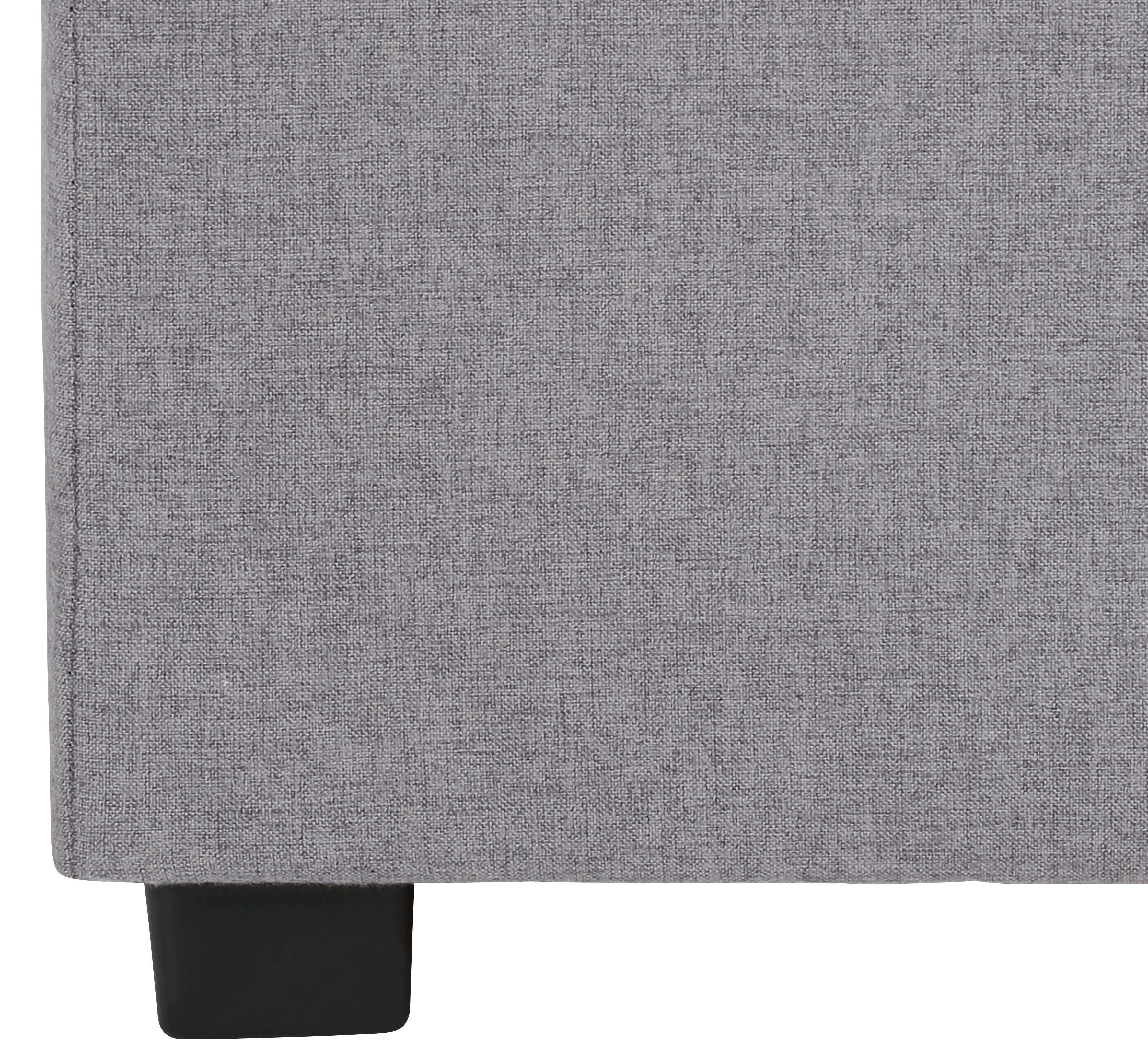 Lüttenhütt Gestoffeerd bed Endres met bedkist, naar keuze zonder matras/lattenbodem of incl. matras