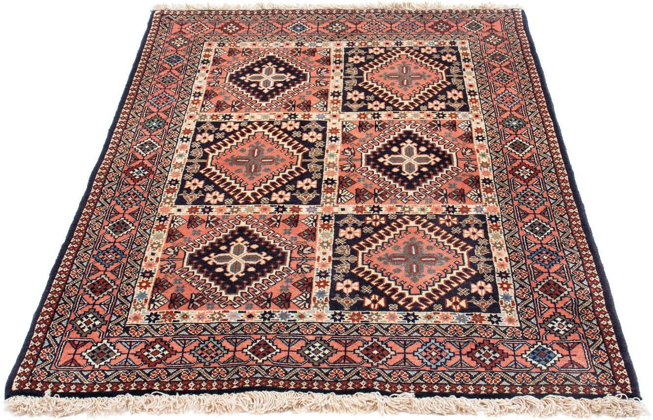 morgenland Wollen kleed Yalameh velden beige 145 x 100 cm Handgeknoopt