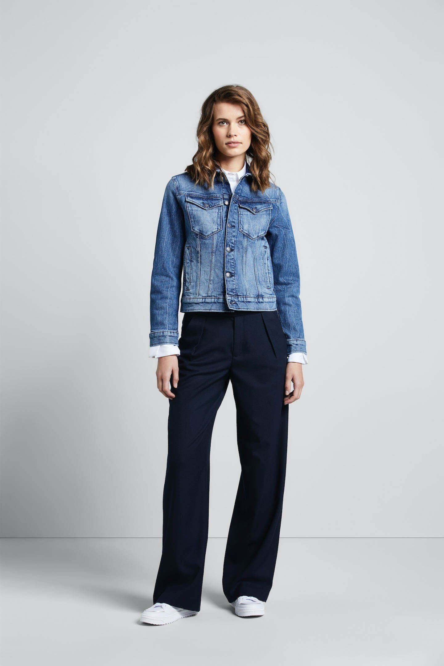 Bugatti Jeansjack in gebruikte look