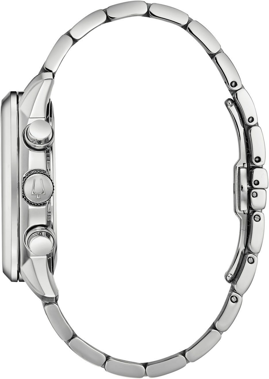 Bulova Chronograaf Sutton Armbanduhr, quartz horloge, herenhorloge, roestvrij stalen band, dag