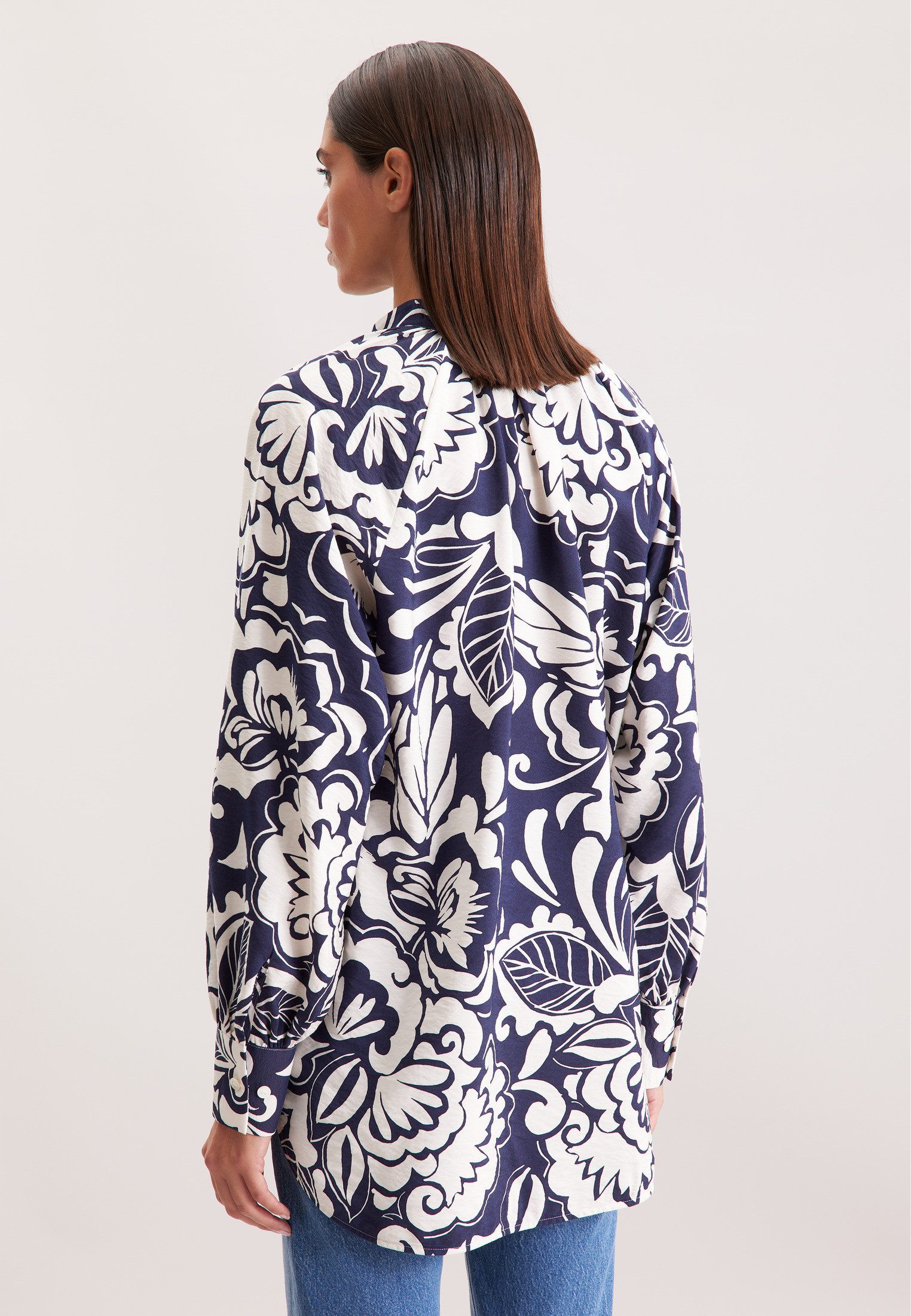 seidensticker Klassieke blouse Tuniek print