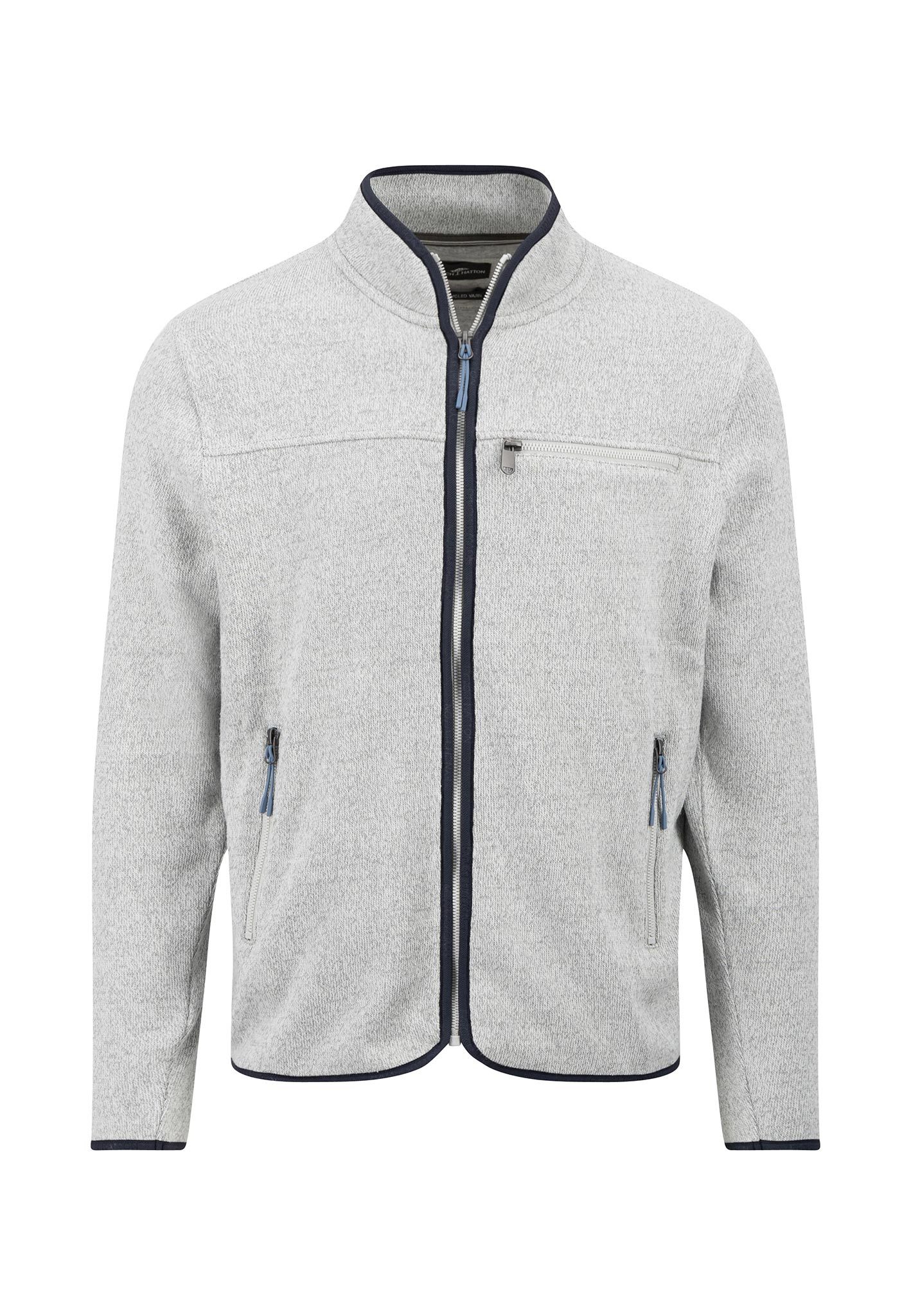FYNCH-HATTON Zomerjack met borst- en steekzakken met rits heren zomerjassen maat 4XL grijs
