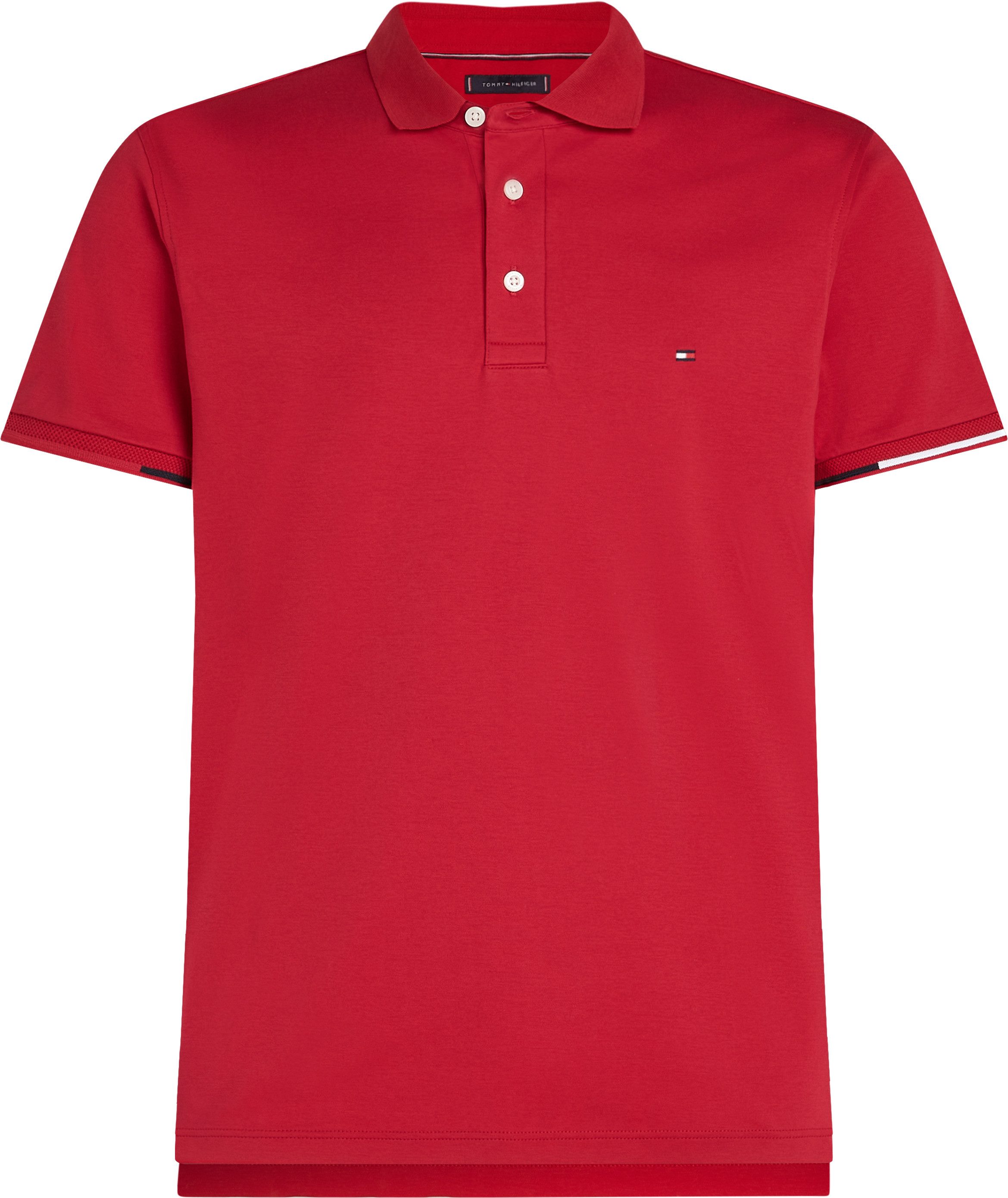 Tommy Hilfiger Poloshirt BT-INTERLOCK FLAGCUFF SLIM FIT-B