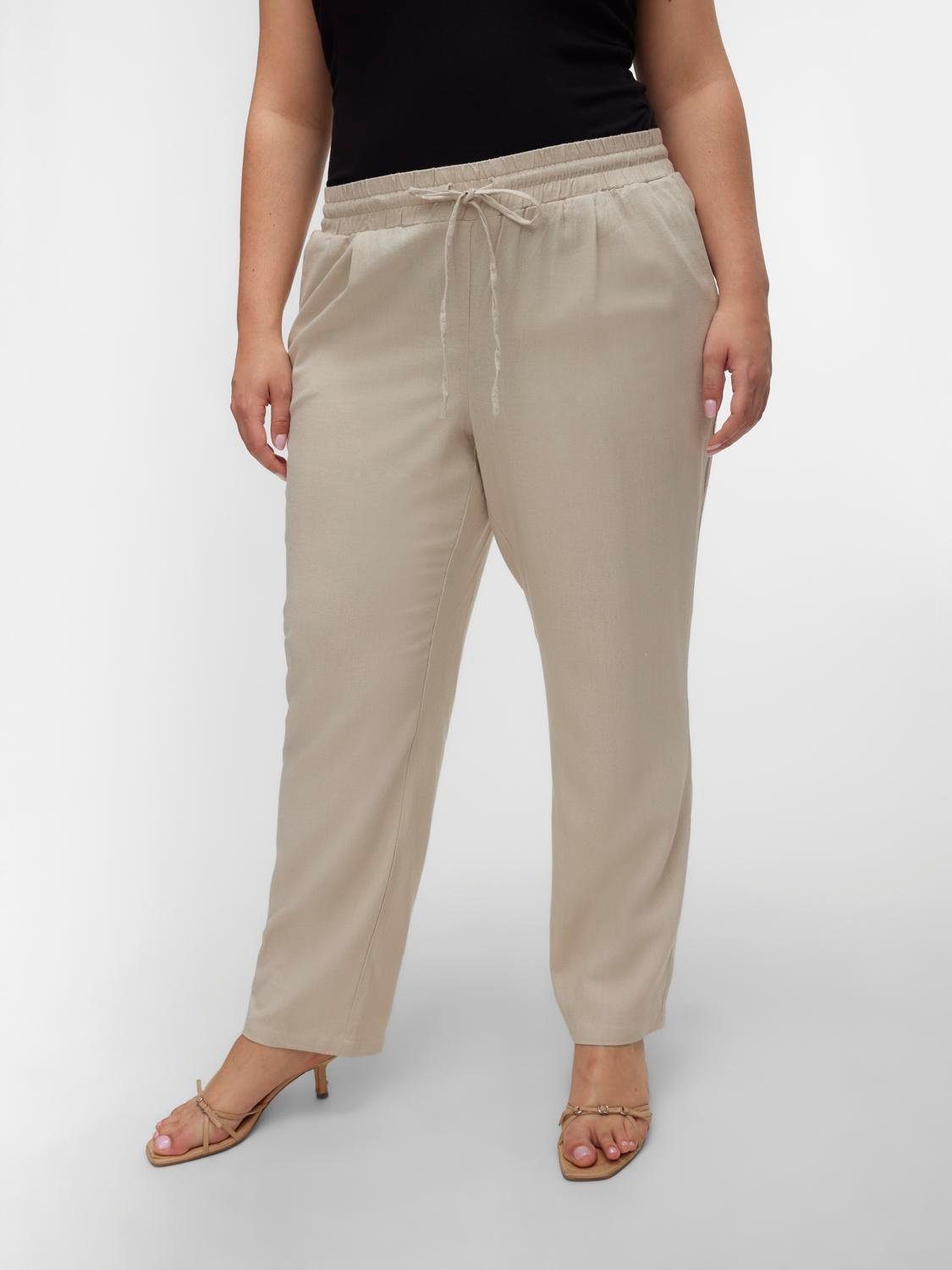 Vero Moda Curve Comfortbroek VMJESMILO ANKLE PANTS WVN GA NOOS CUR
