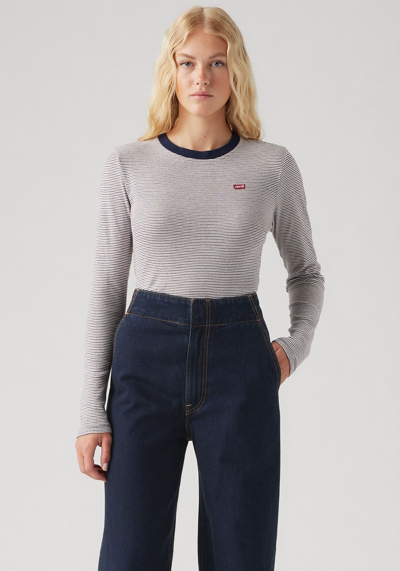 Levi's Shirt met lange mouwen ESSENTIAL HM LS TEE