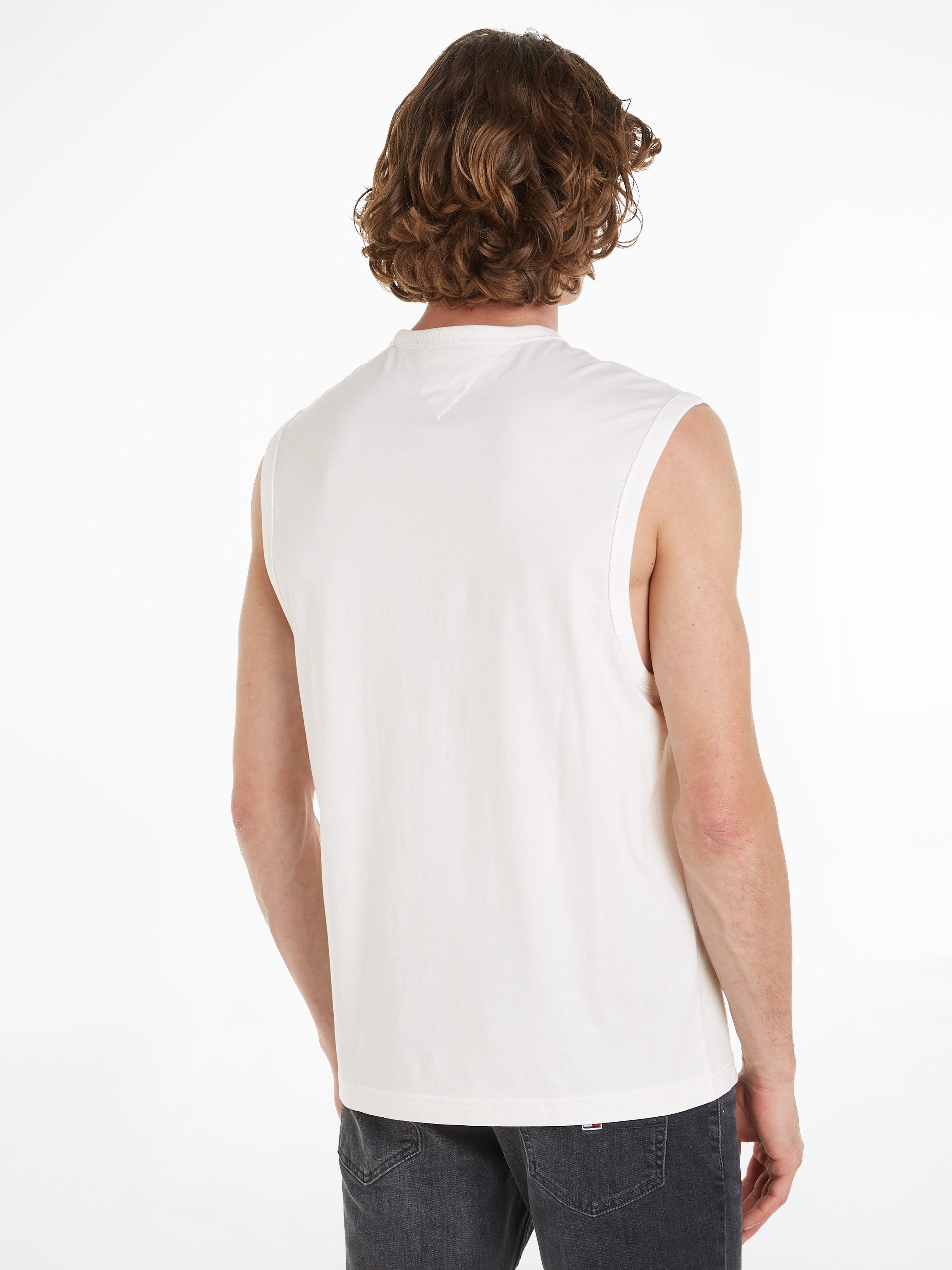TOMMY JEANS Shirt met ronde hals TJM REG BADGE TANK TOP EXT