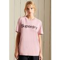 superdry t-shirt roze