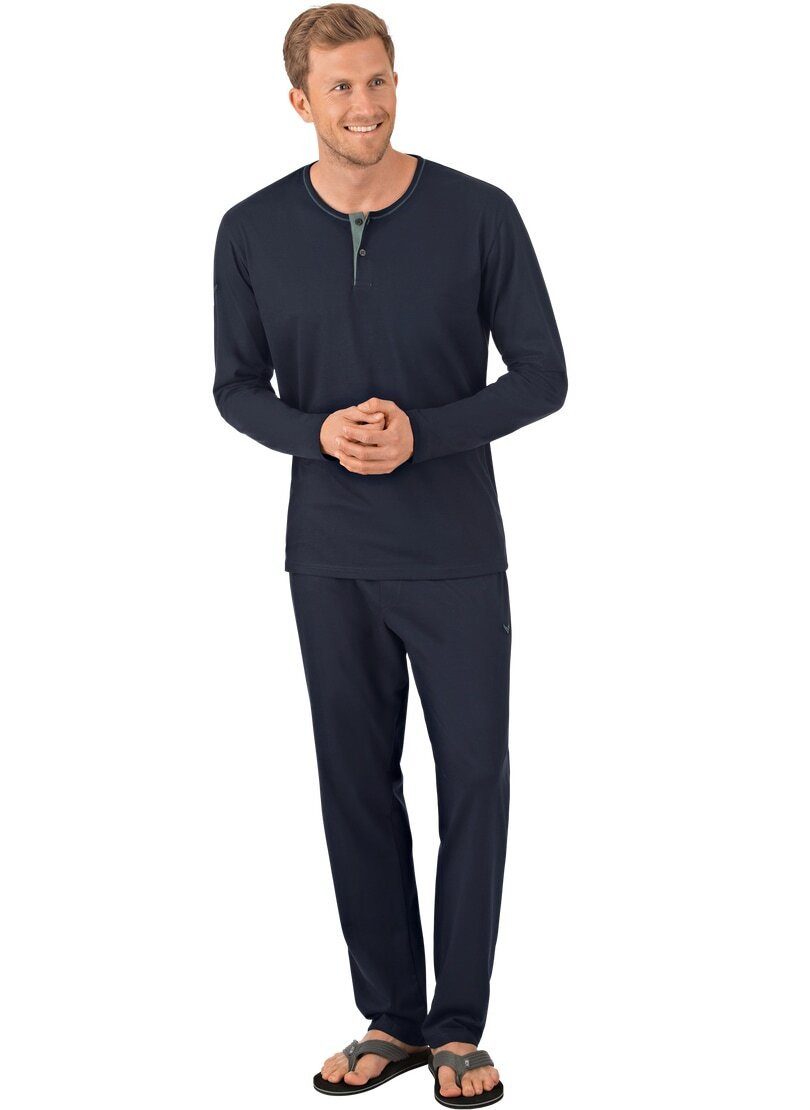 Trigema Pyjama TRIGEMA comfortabele pyjama van bio-katoen (gecontroleerd biologische teelt) (1-delig)