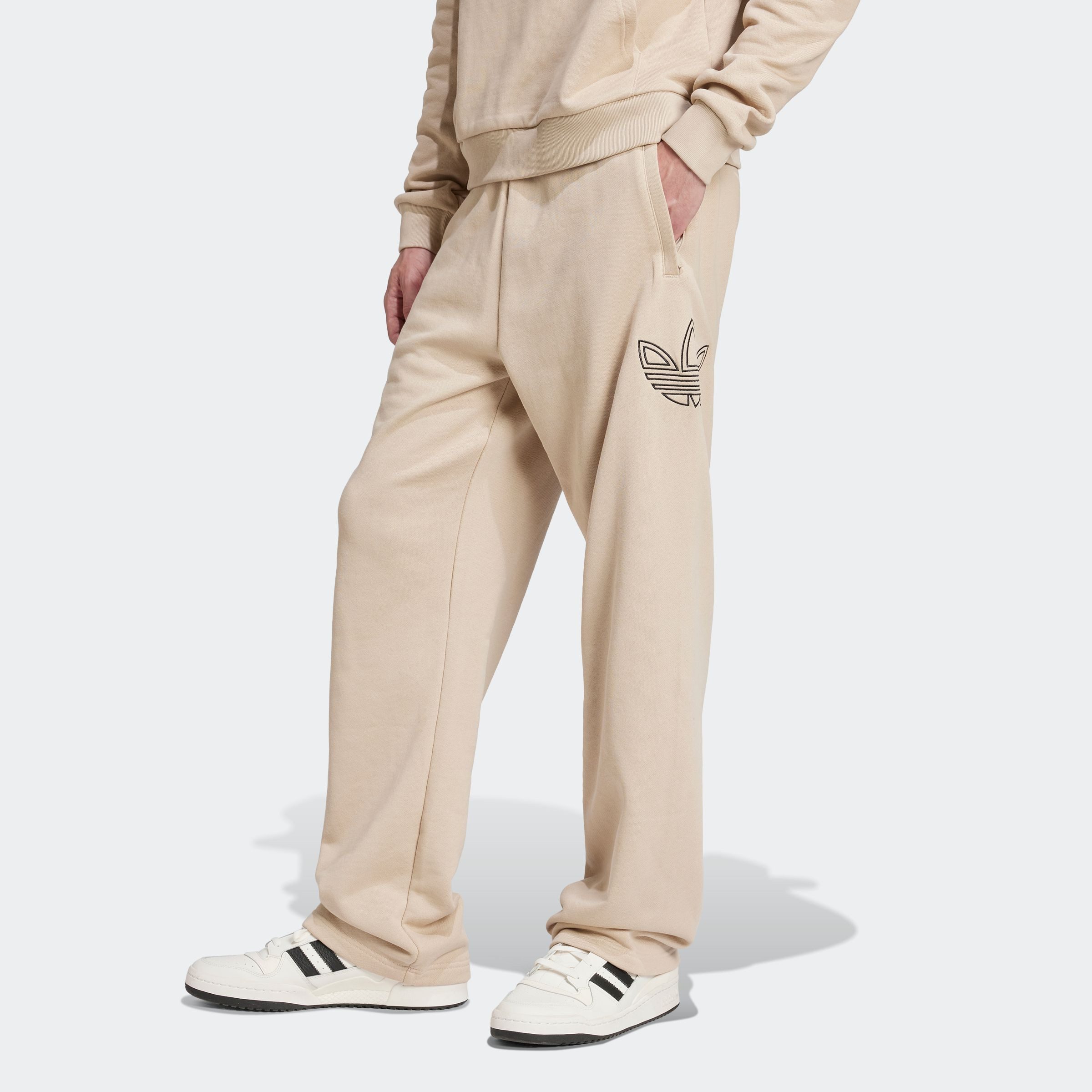 adidas Originals Sportbroek OUTLINE PT (1-delig) heren sportbroeken maat XL beige