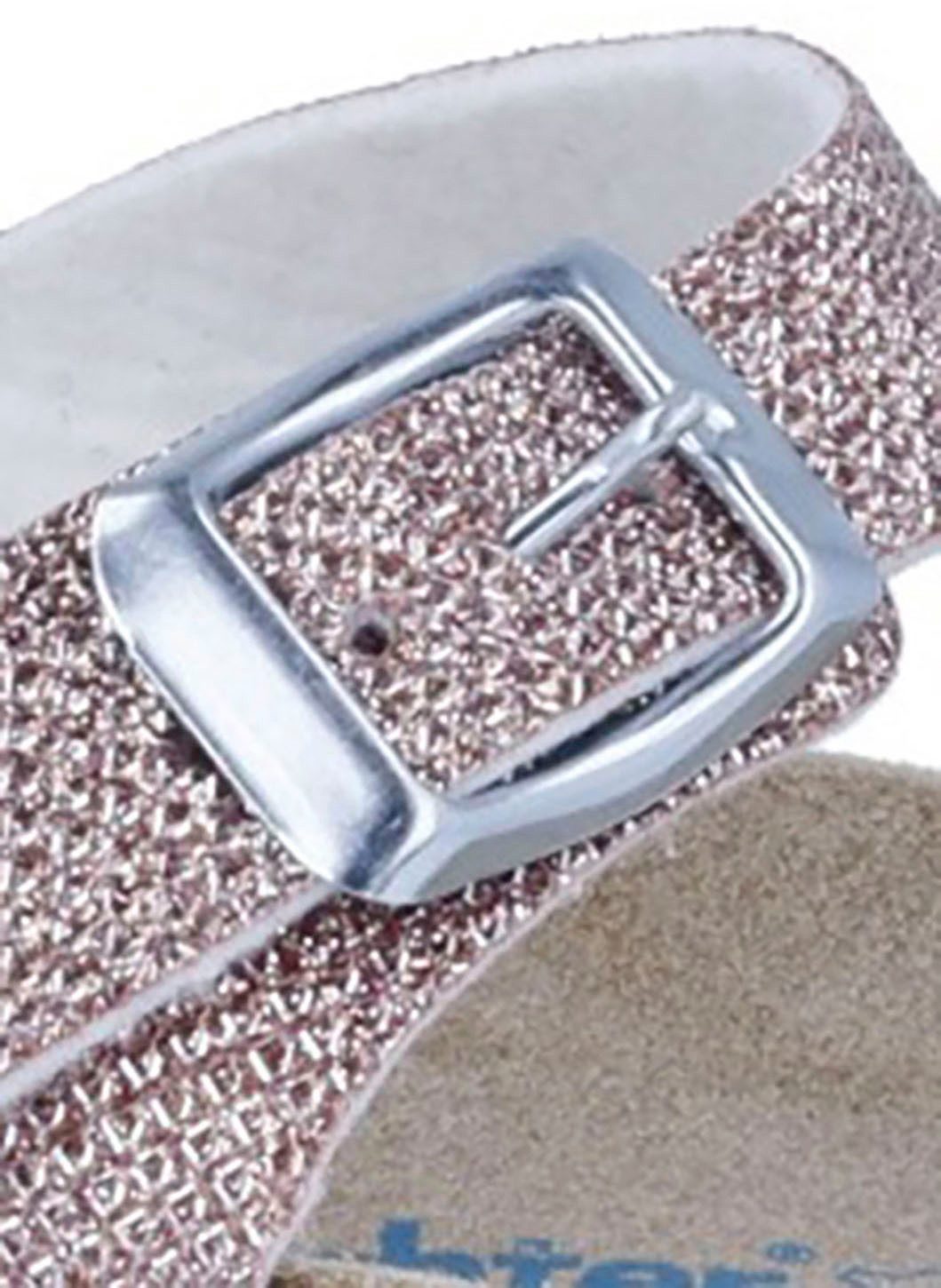 Richter Teenslippers Bio WMS: breed Sandaal met glitter, maat sjabloon om te downloaden
