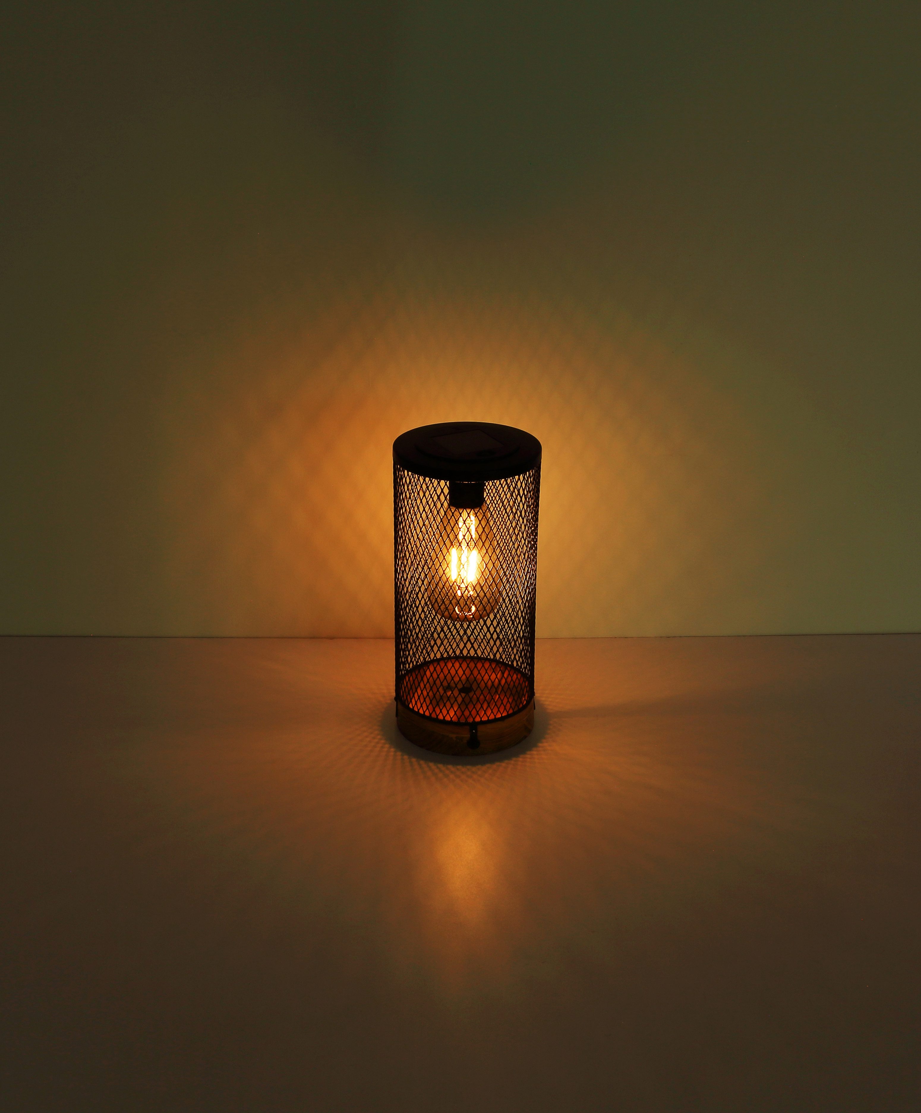 Globo Lightning Led-solarlamp ZONNE-ENERGIE LAMP HOUT NATUURKLEUREN, 1XLED